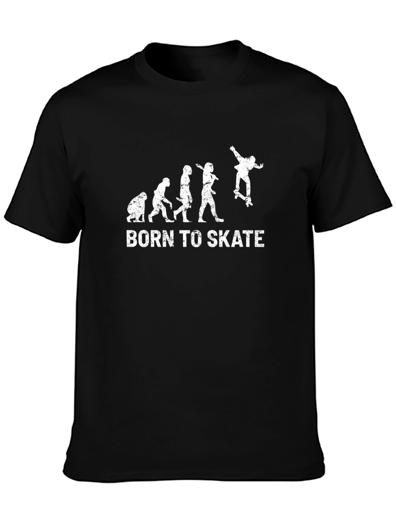 Born To Skate Evolution T-Shirt - Black