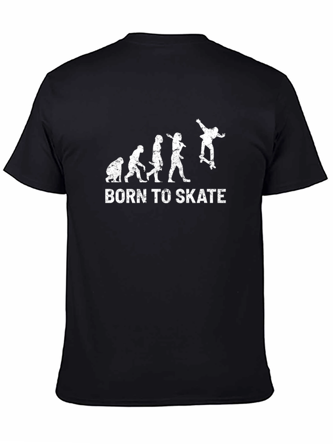 Born To Skate Evolution T-Shirt - Black