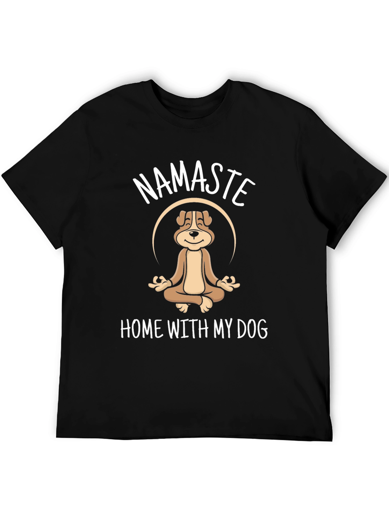 Namaste Home With My Dog T-Shirt