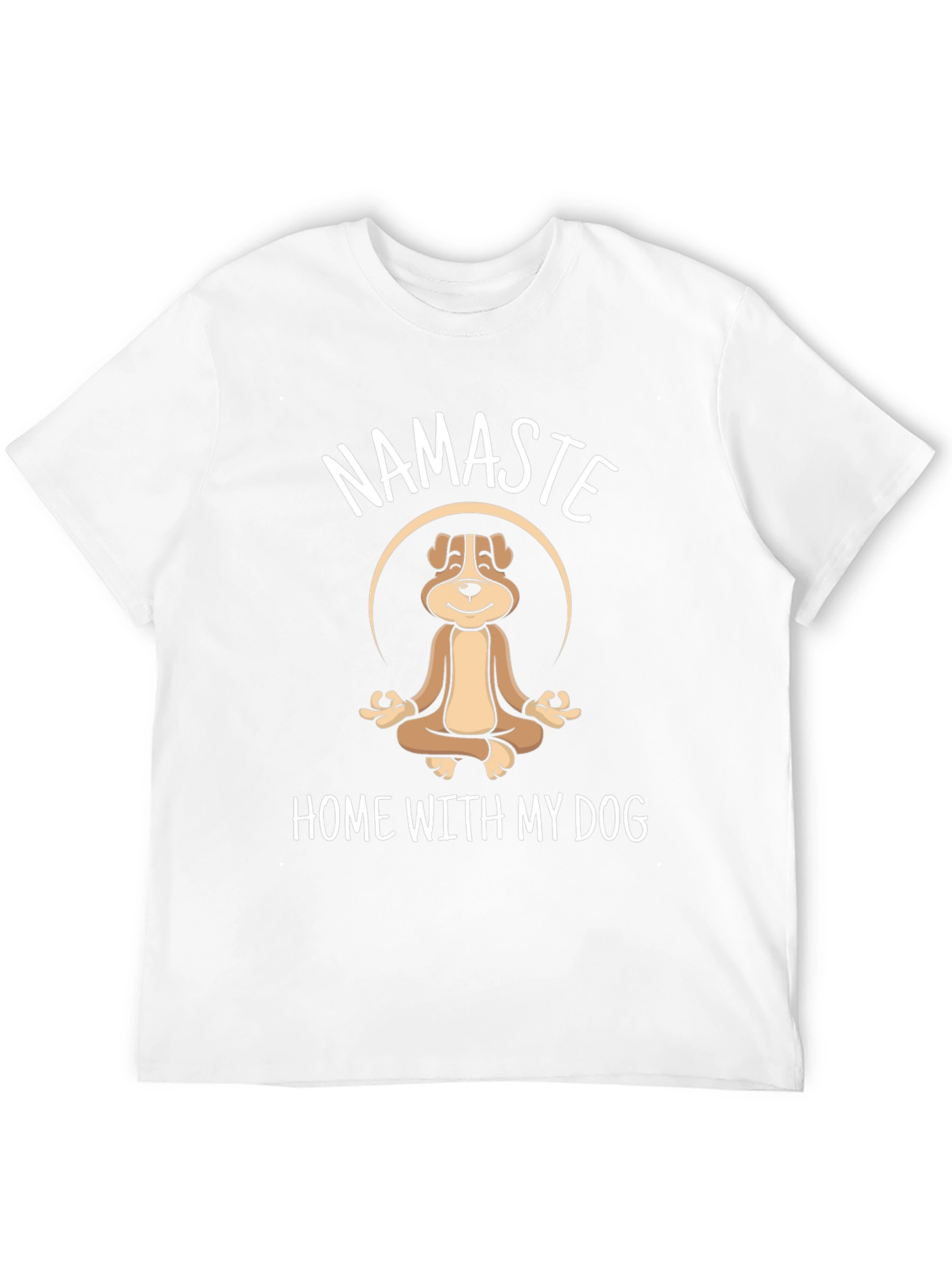Namaste Home With My Dog T-Shirt