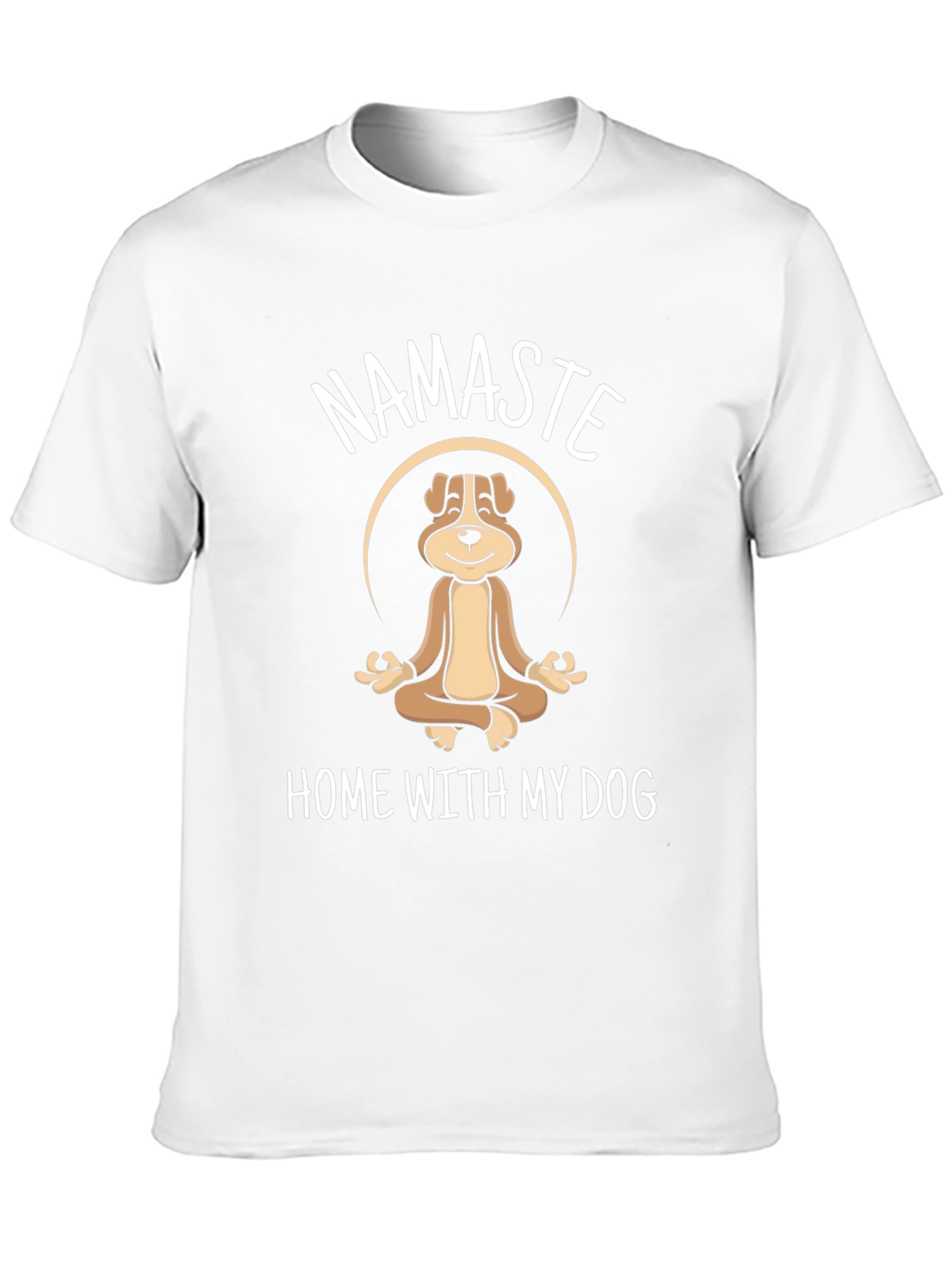 Namaste Home With My Dog T-Shirt