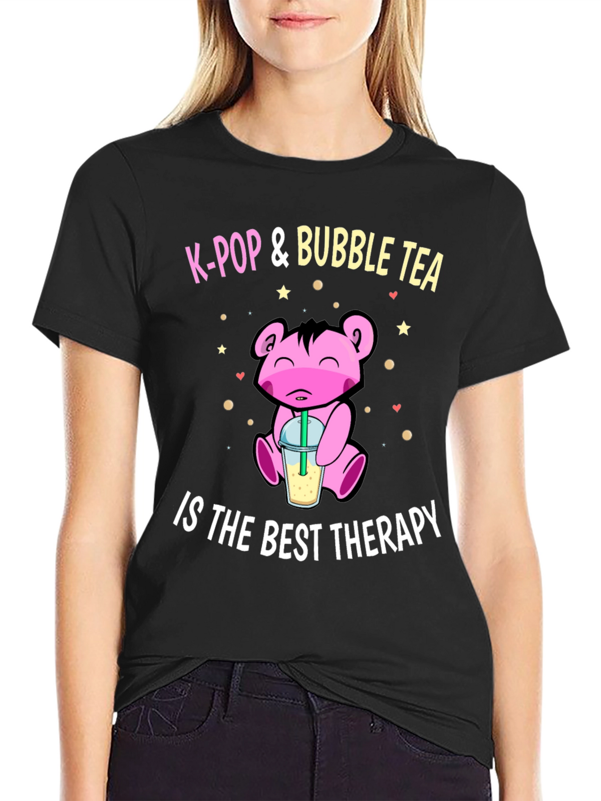 K-Pop & Bubble Tea Therapy T-Shirt