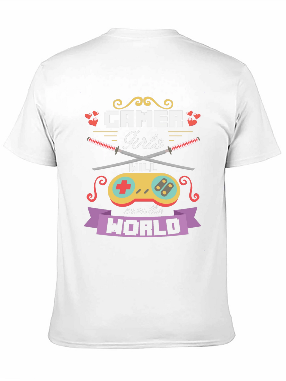 Gamer Girls Will Save the World T-Shirt
