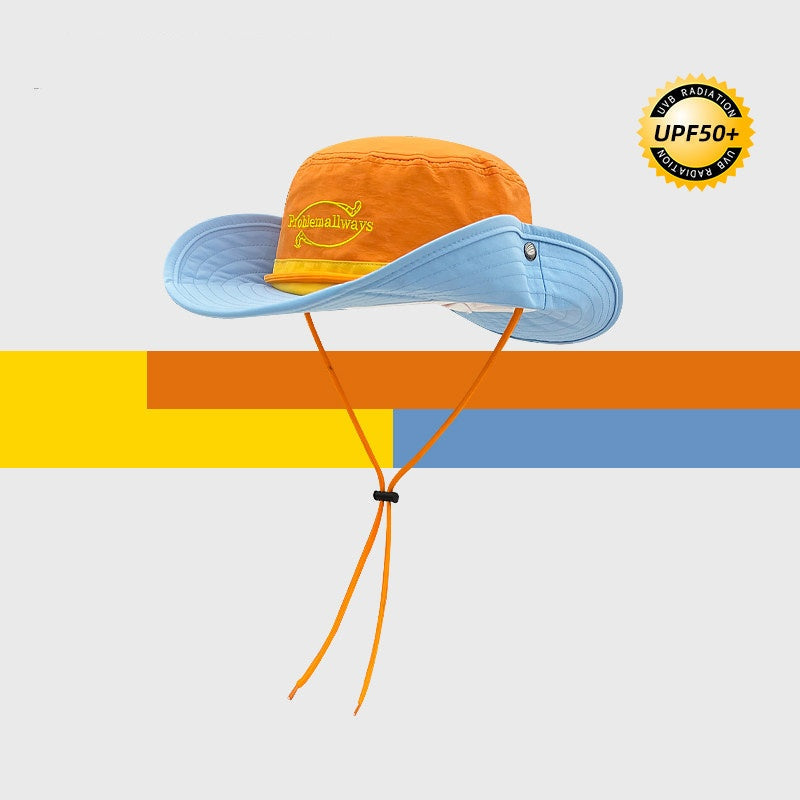Versatile Outdoor Sun Protection Cowboy Hat for Camping & Fishing