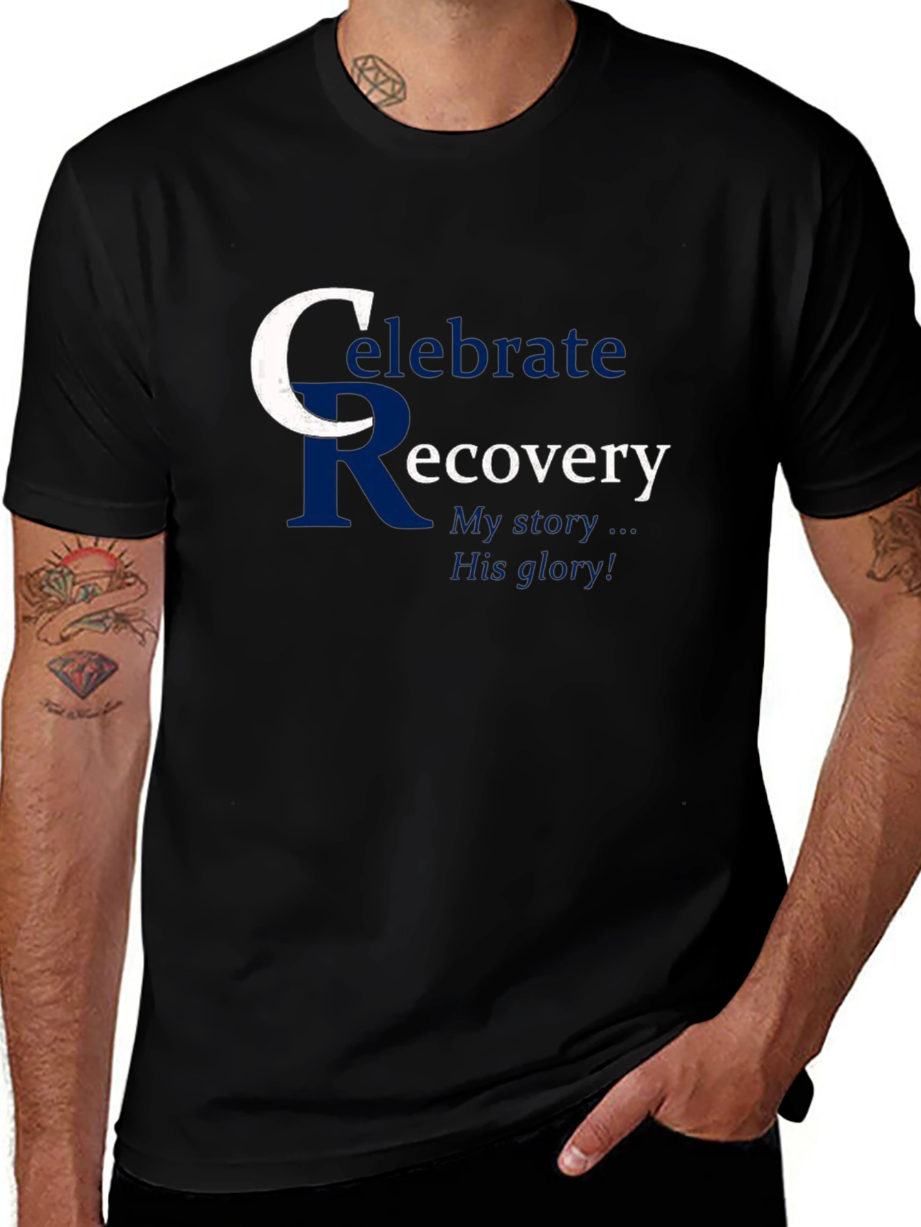 Celebrate Recovery T-Shirt: My Story His Glory