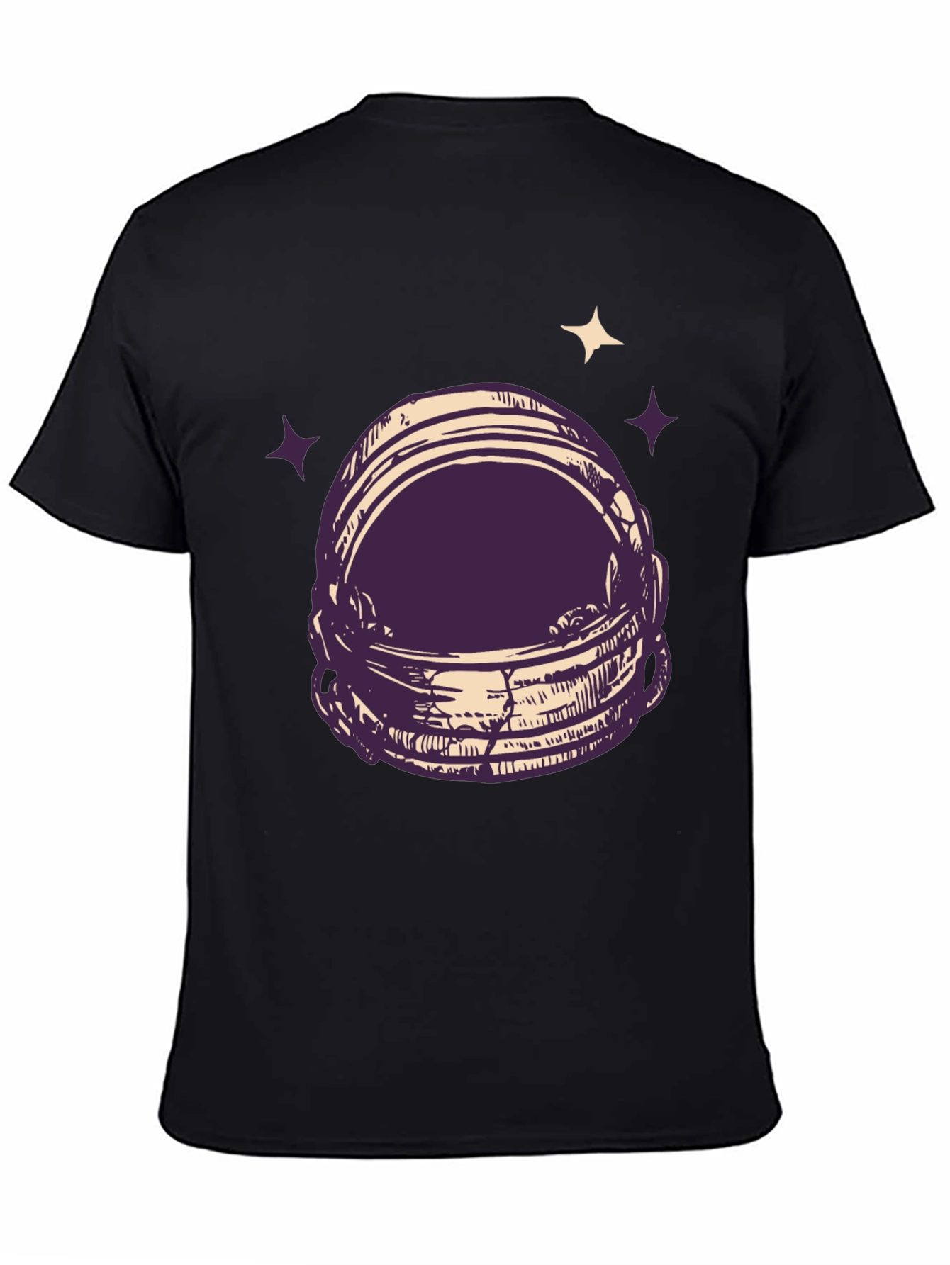 Astronaut Helmet Graphic Tee - Space Lovers T-Shirt