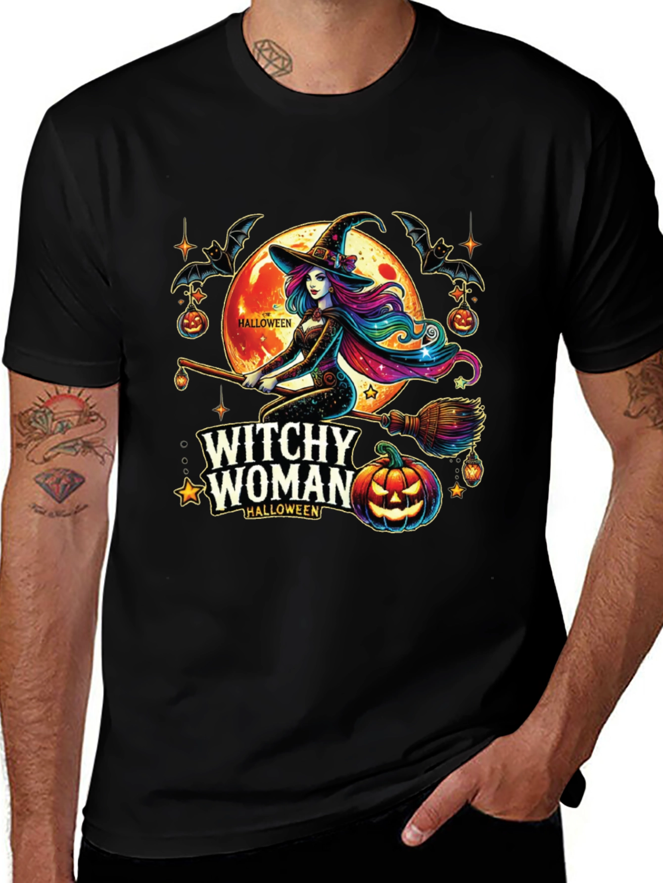Witchy Woman Halloween T-Shirt