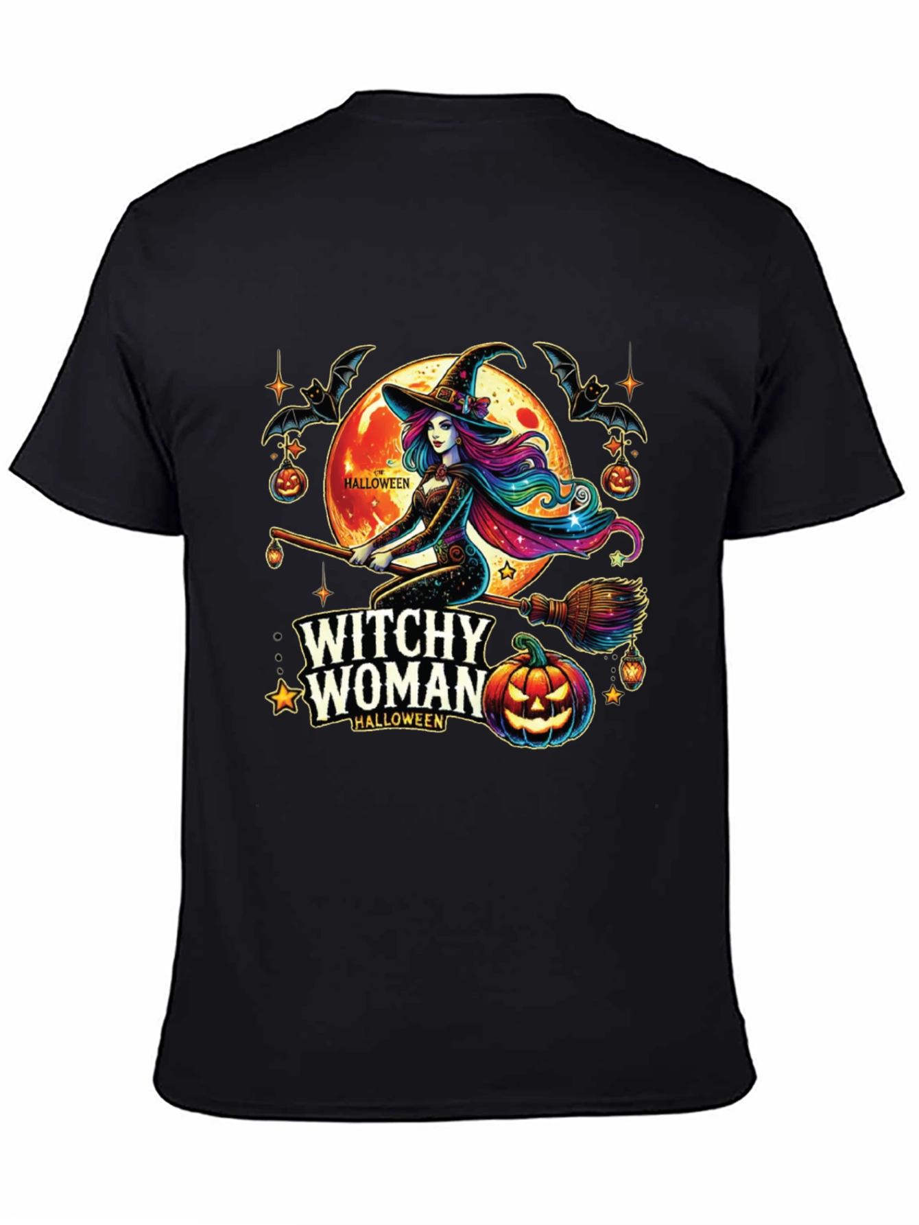 Witchy Woman Halloween T-Shirt