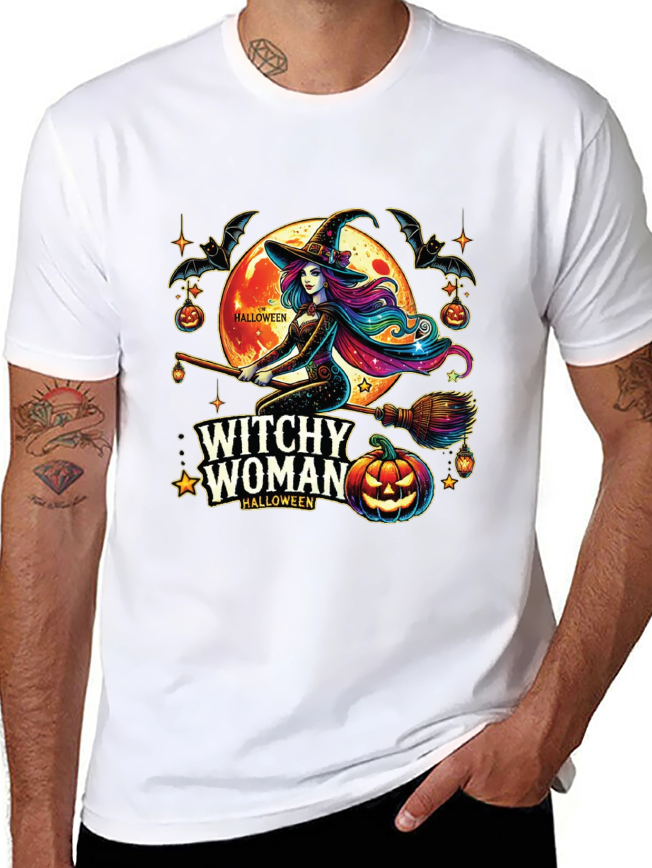 Witchy Woman Halloween T-Shirt