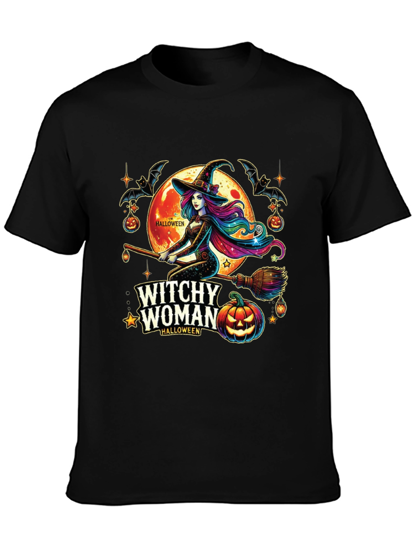 Witchy Woman Halloween T-Shirt