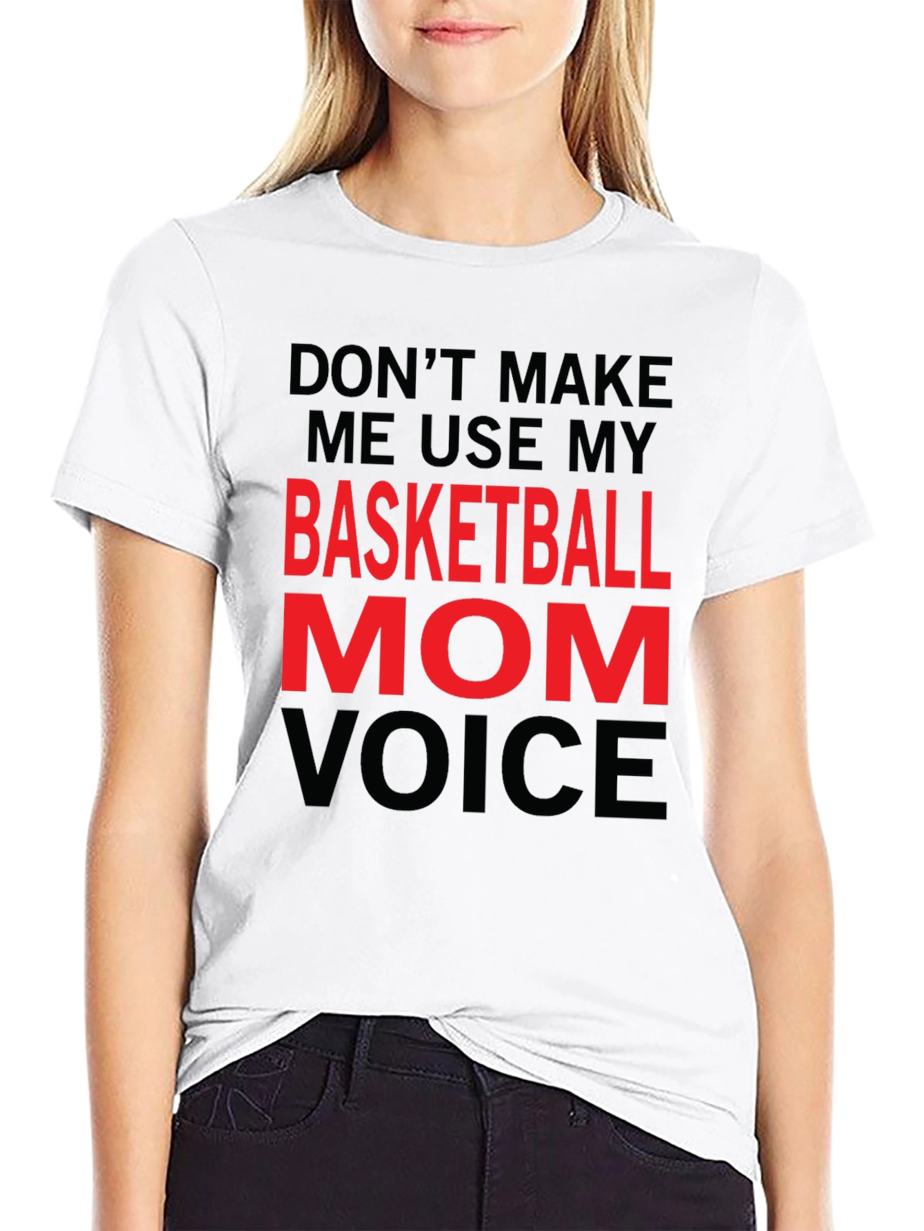 Basketball Mom Voice T-Shirt