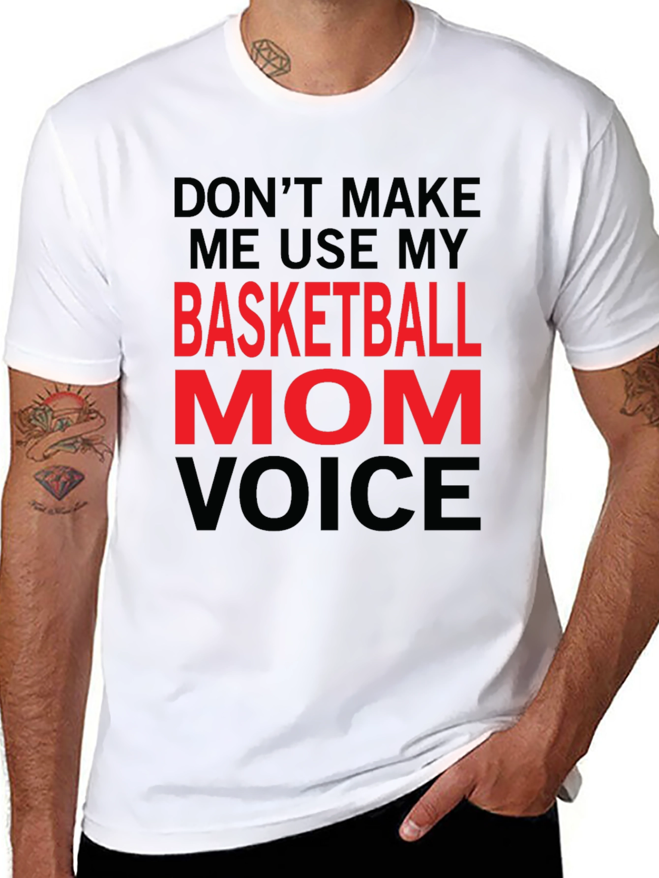 Basketball Mom Voice T-Shirt