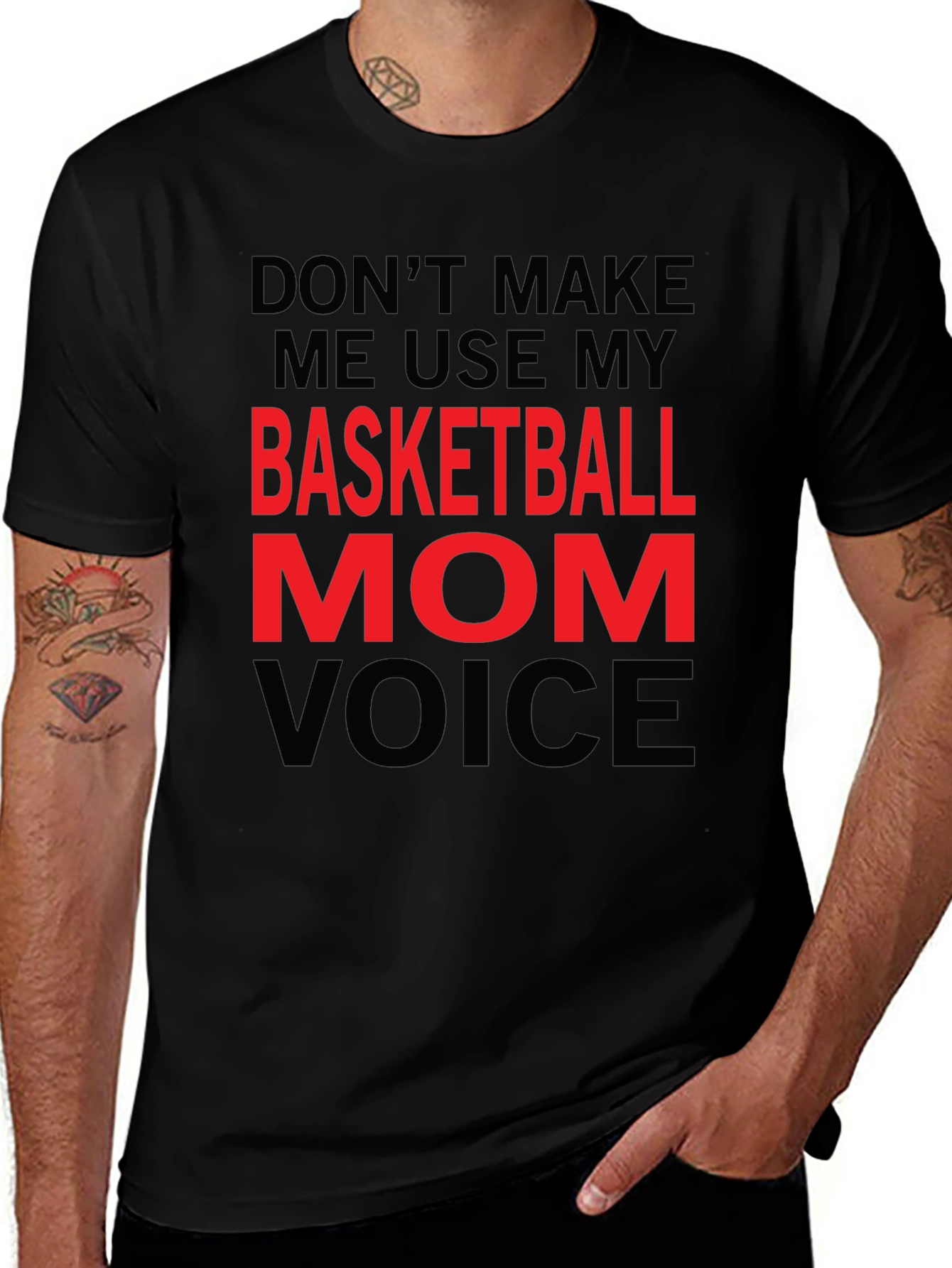 Basketball Mom Voice T-Shirt