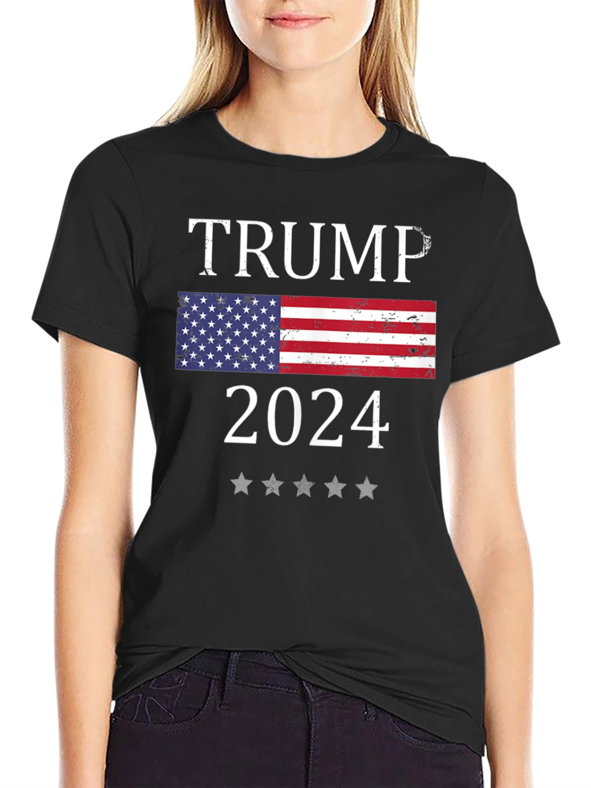 Trump 2024 Patriotic Graphic Tee