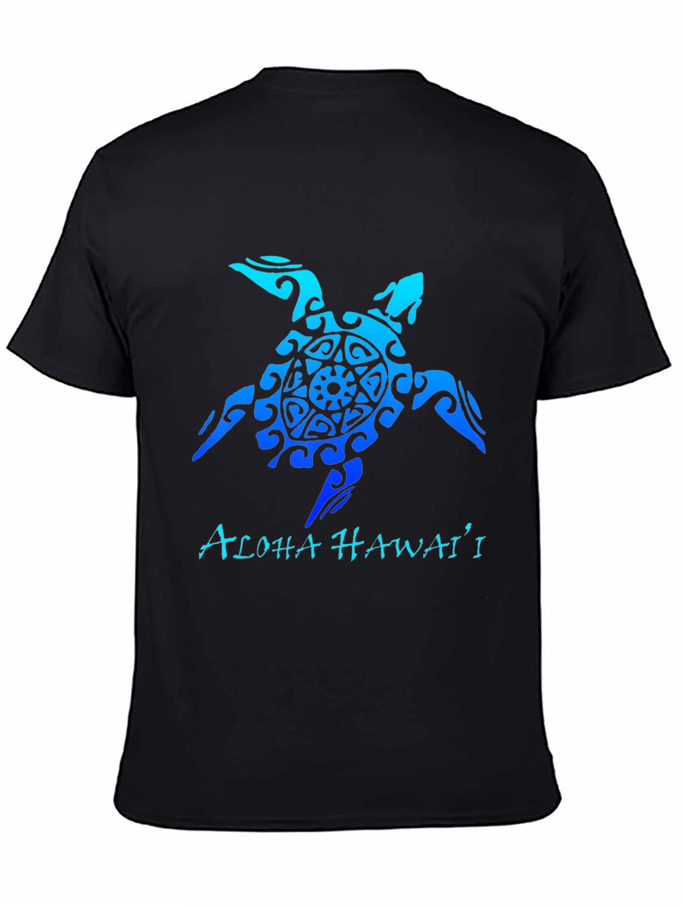 Aloha Hawaii Turtle Tee - Black T-Shirt