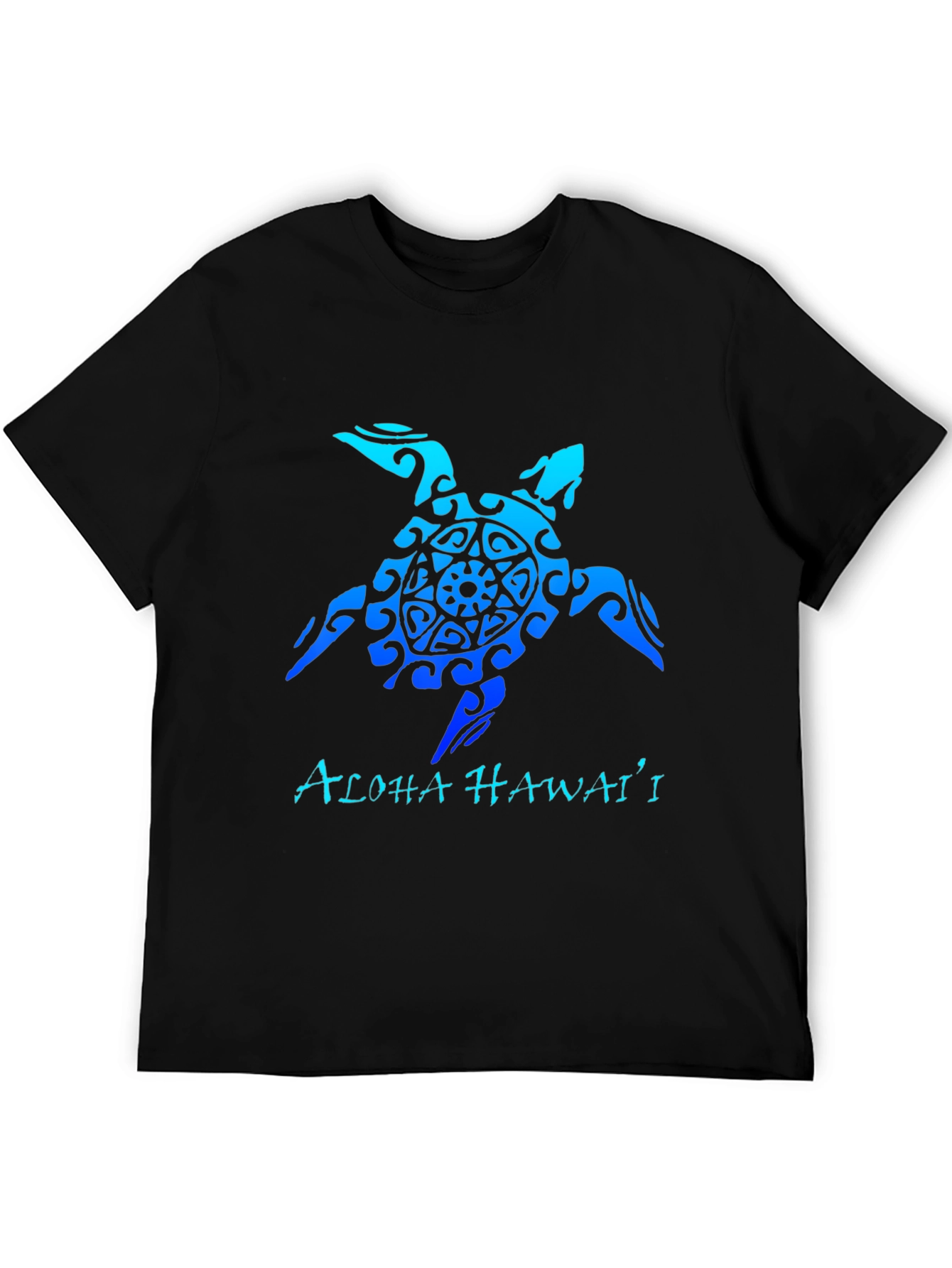 Aloha Hawaii Turtle Tee - Black T-Shirt