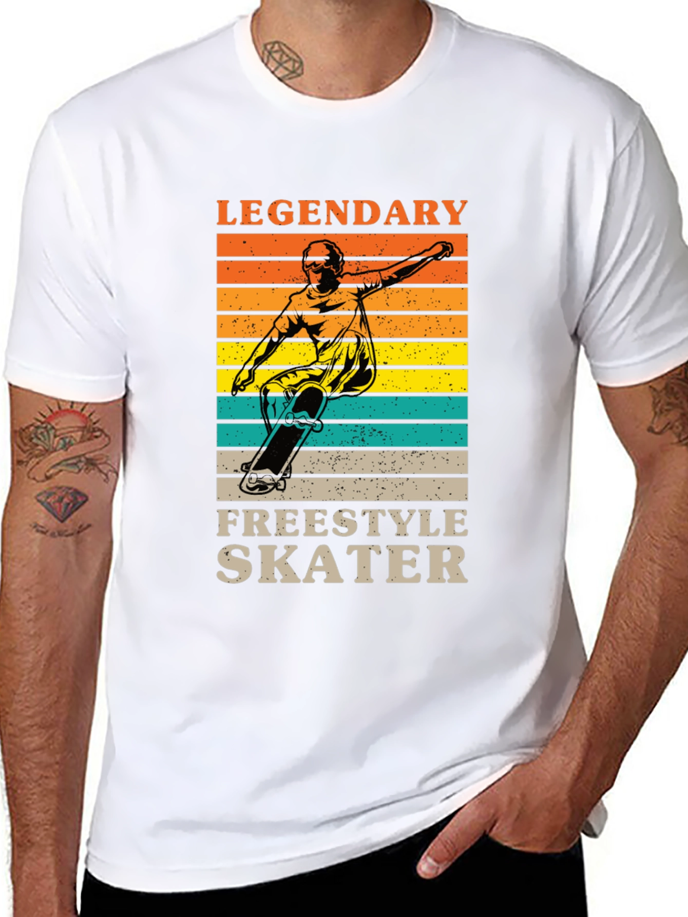 Legendary Freestyle Skater Graphic Tee
