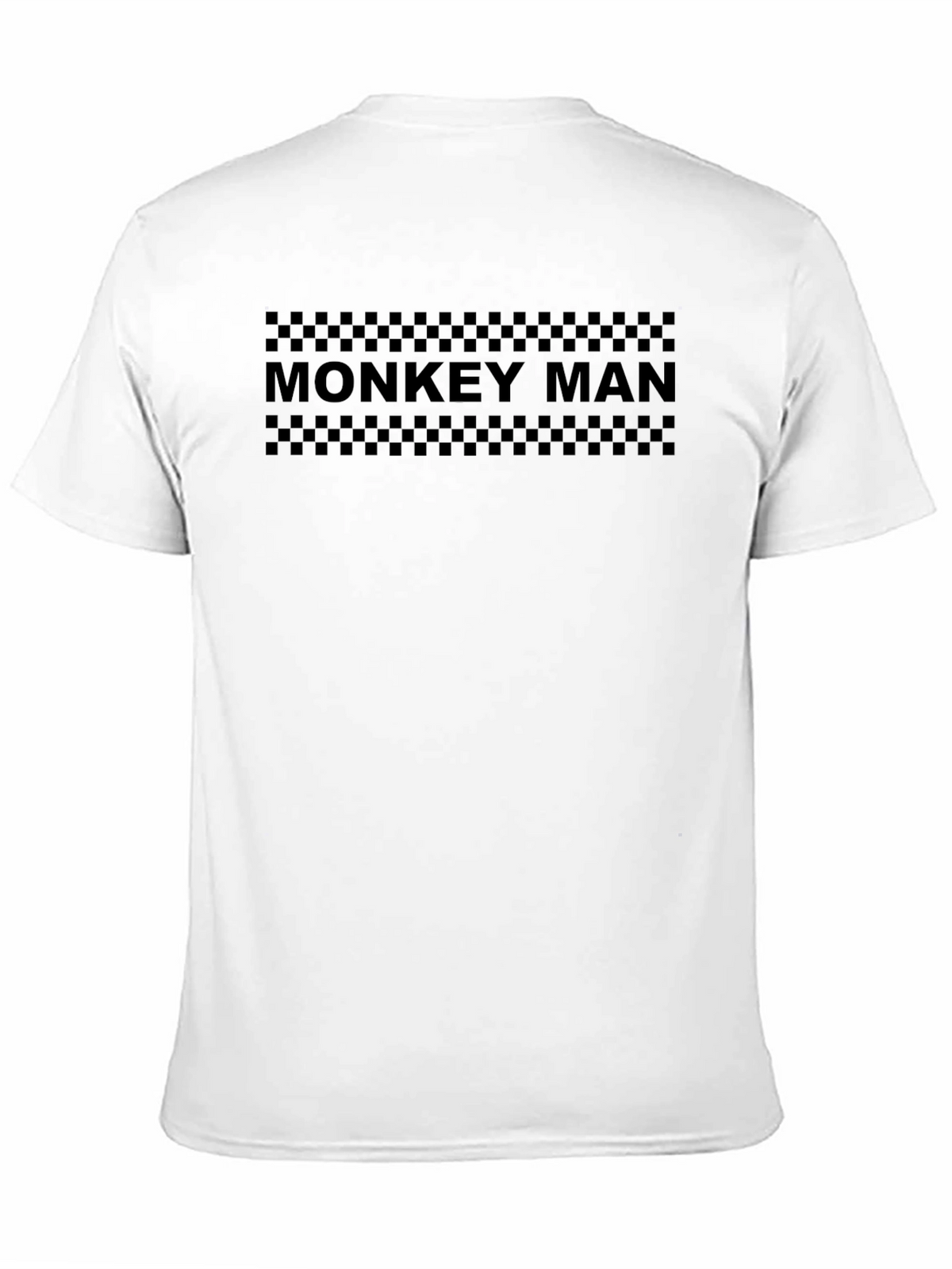 Monkey Man Graphic Print Black T-Shirt