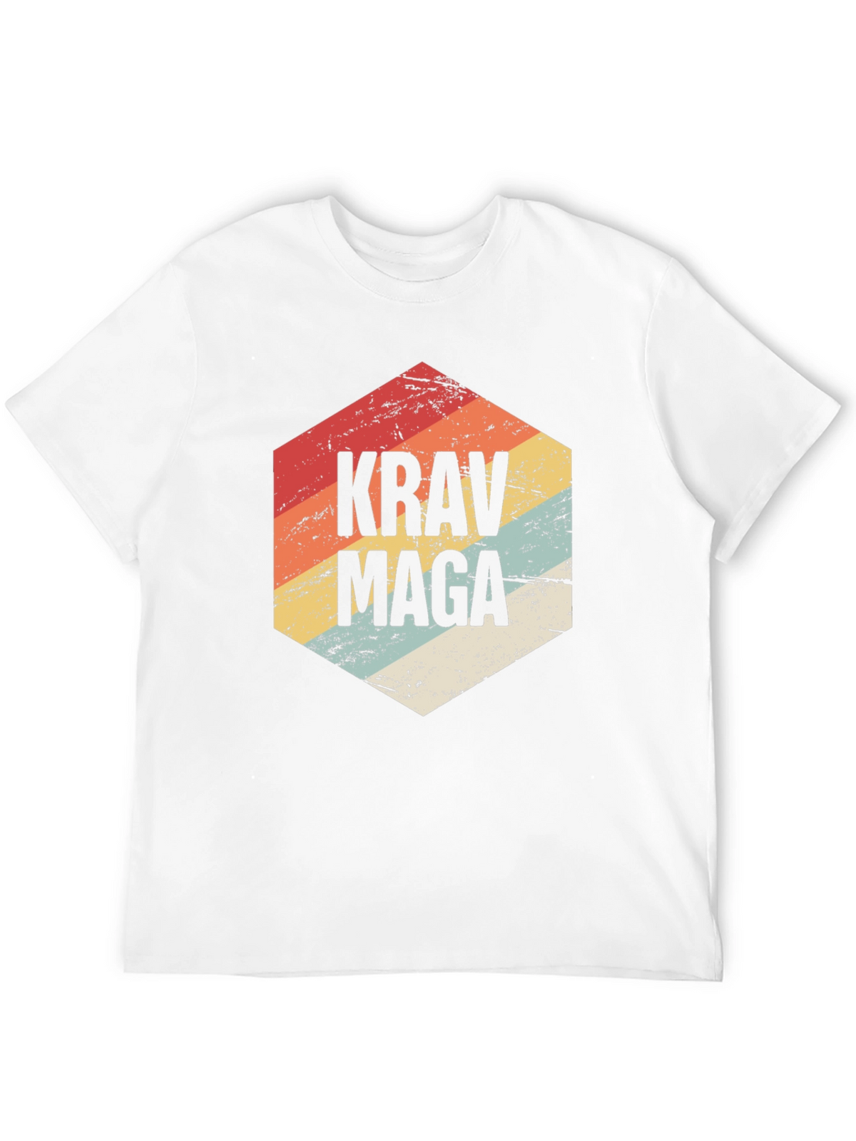 Krav Maga Retro Graphic Tee - Black Shirt