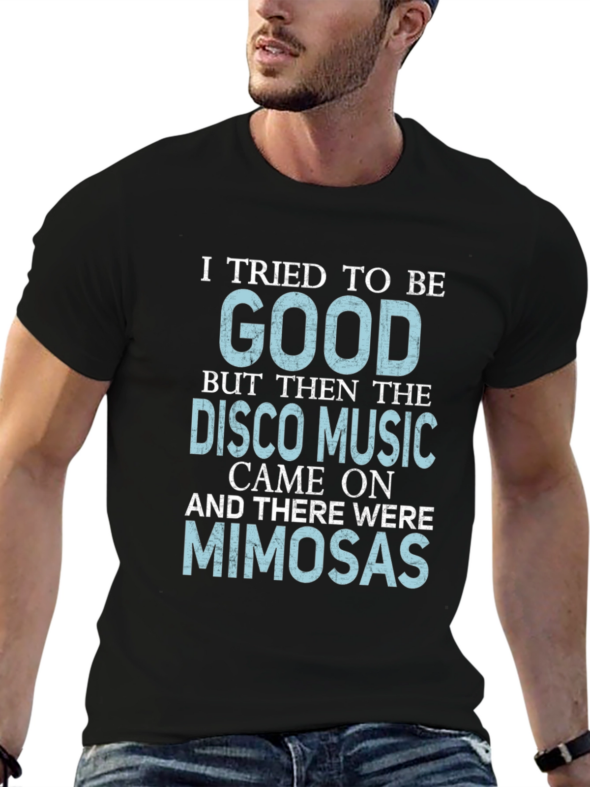 Funny Disco Music & Mimosa T-Shirt