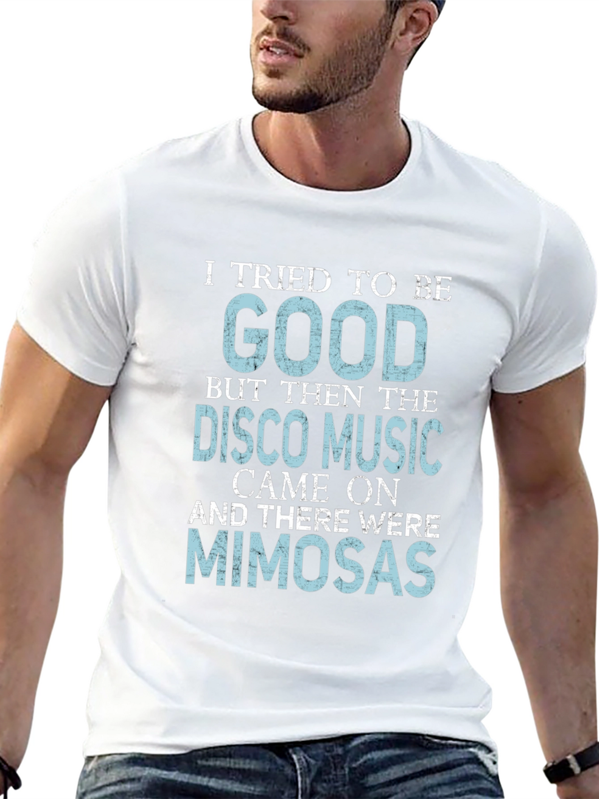 Funny Disco Music & Mimosa T-Shirt