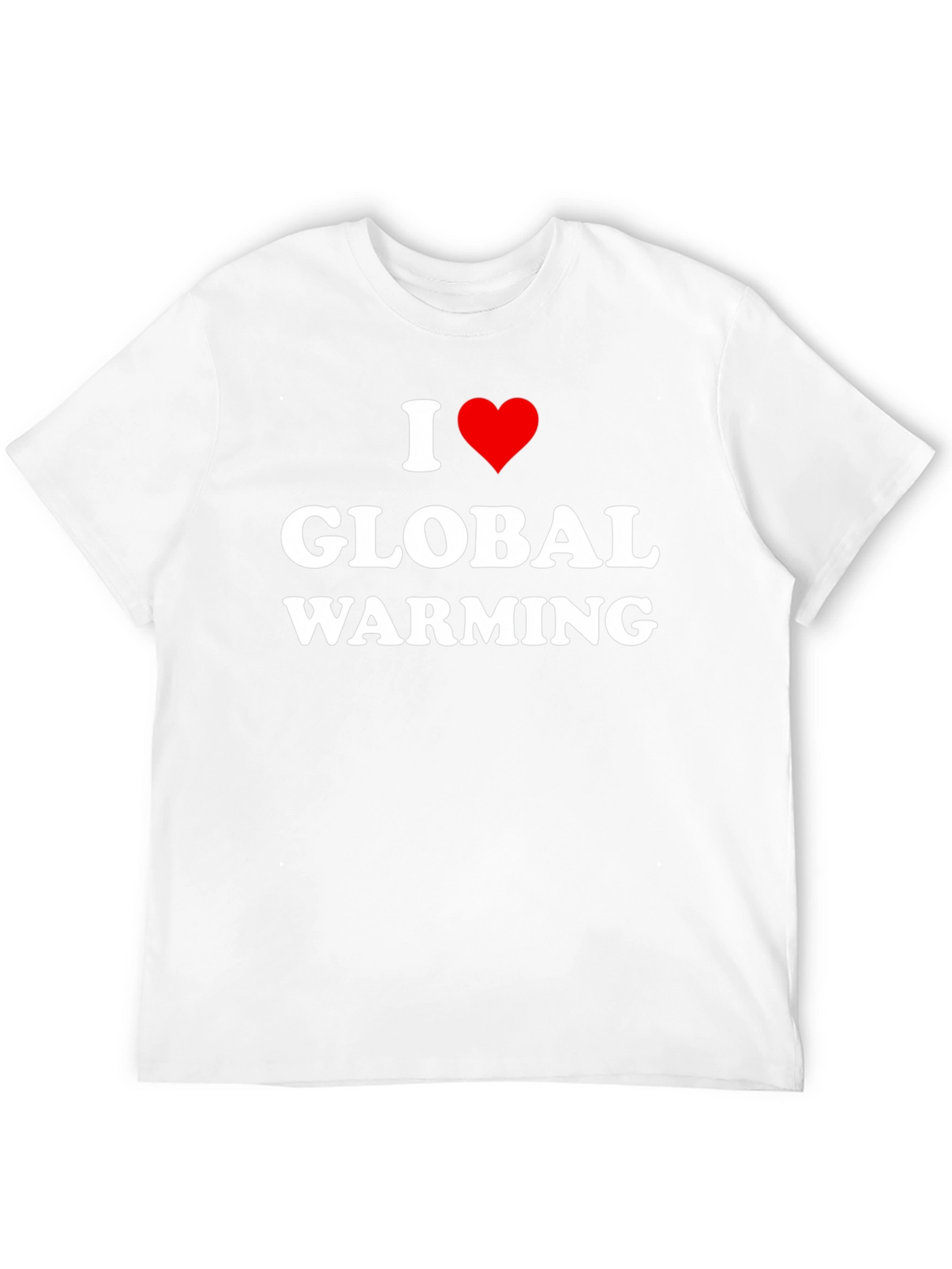 I Heart Global Warming Black T-Shirt