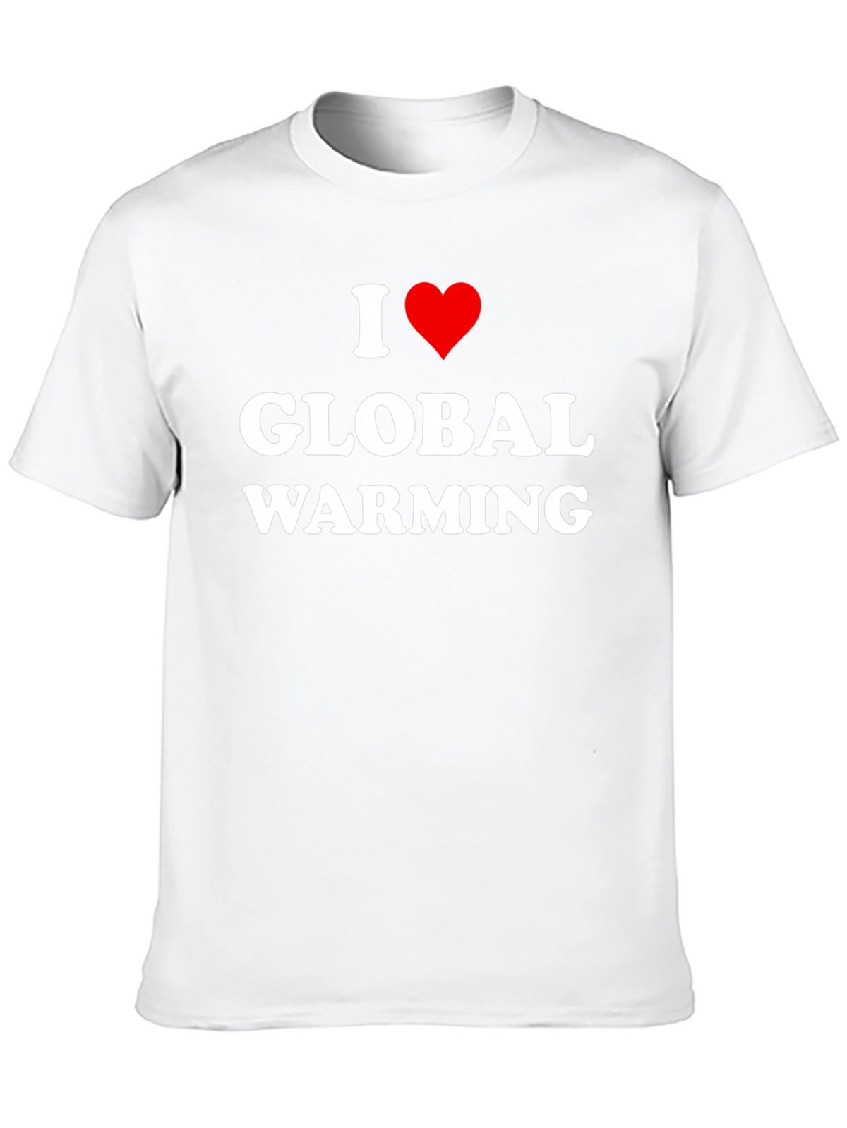 I Heart Global Warming Black T-Shirt