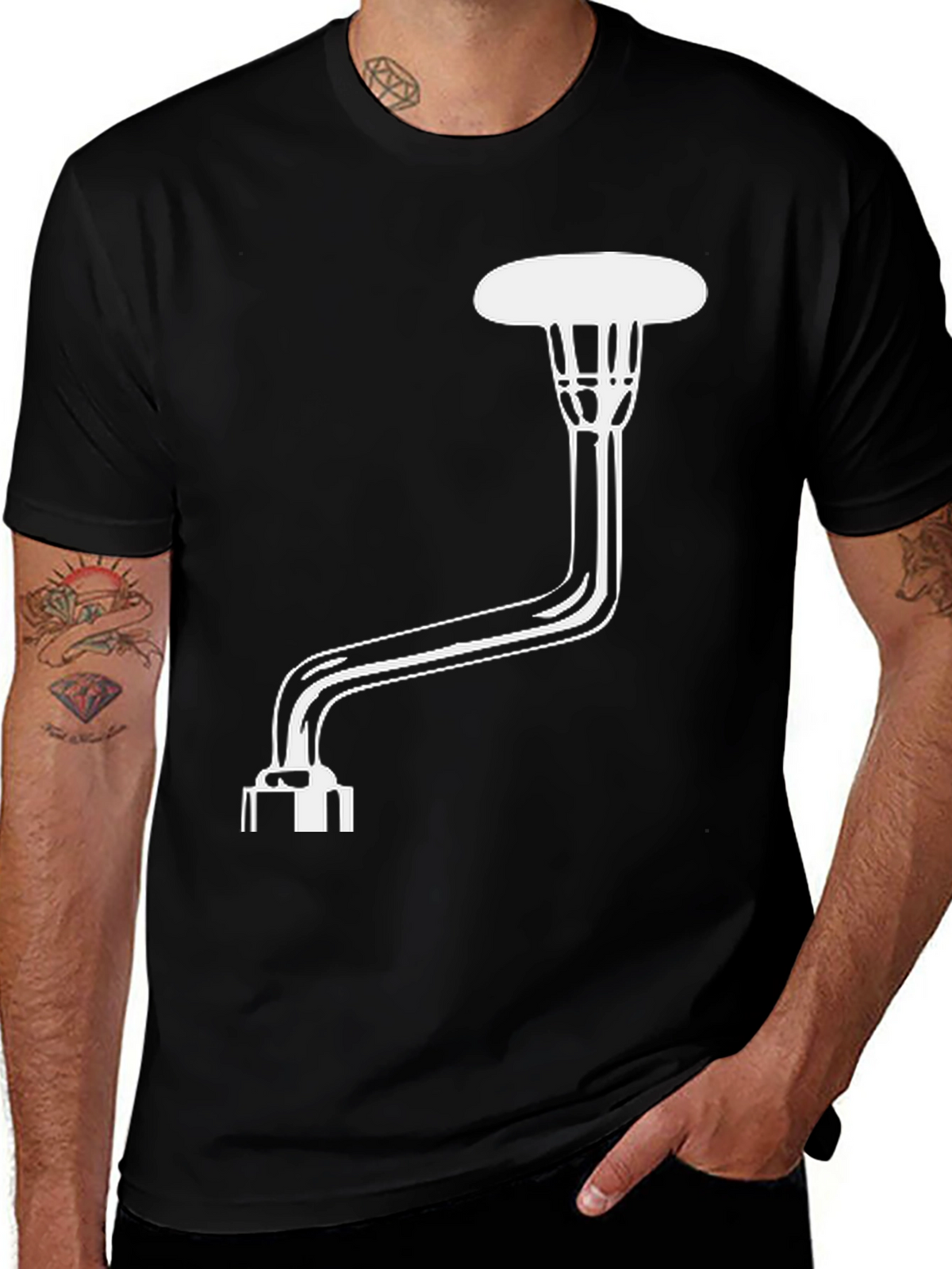 Funny Hand Brace T-Shirt - Novelty Orthopedic Tee