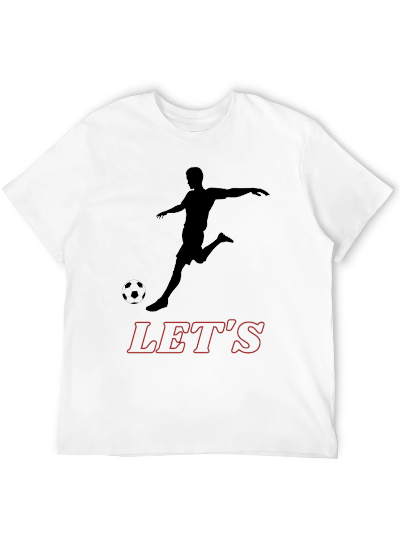 Soccer Player Graphic T-Shirt - Lets Play!