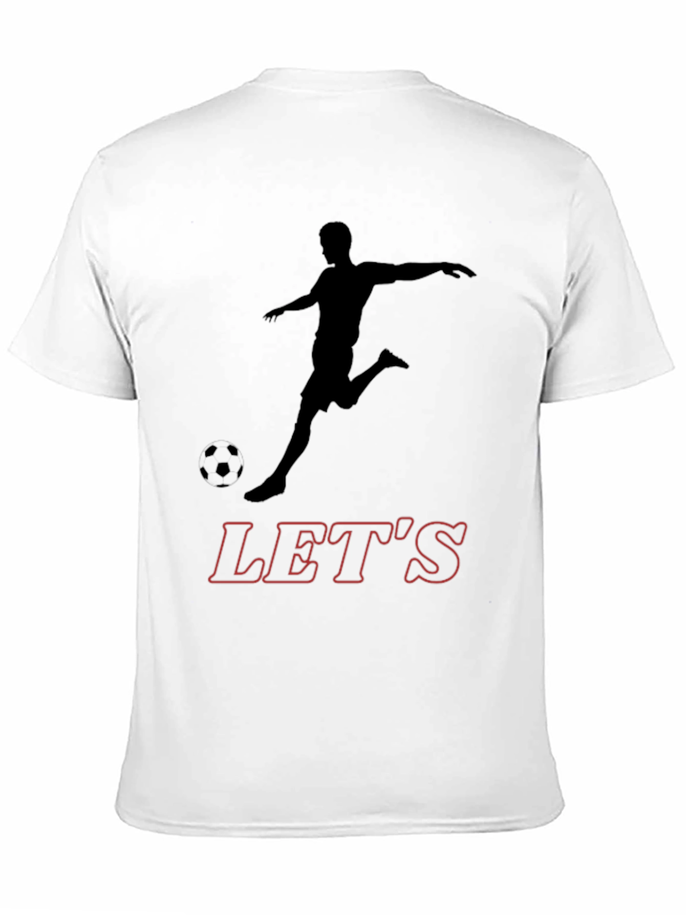 Soccer Player Graphic T-Shirt - Lets Play!