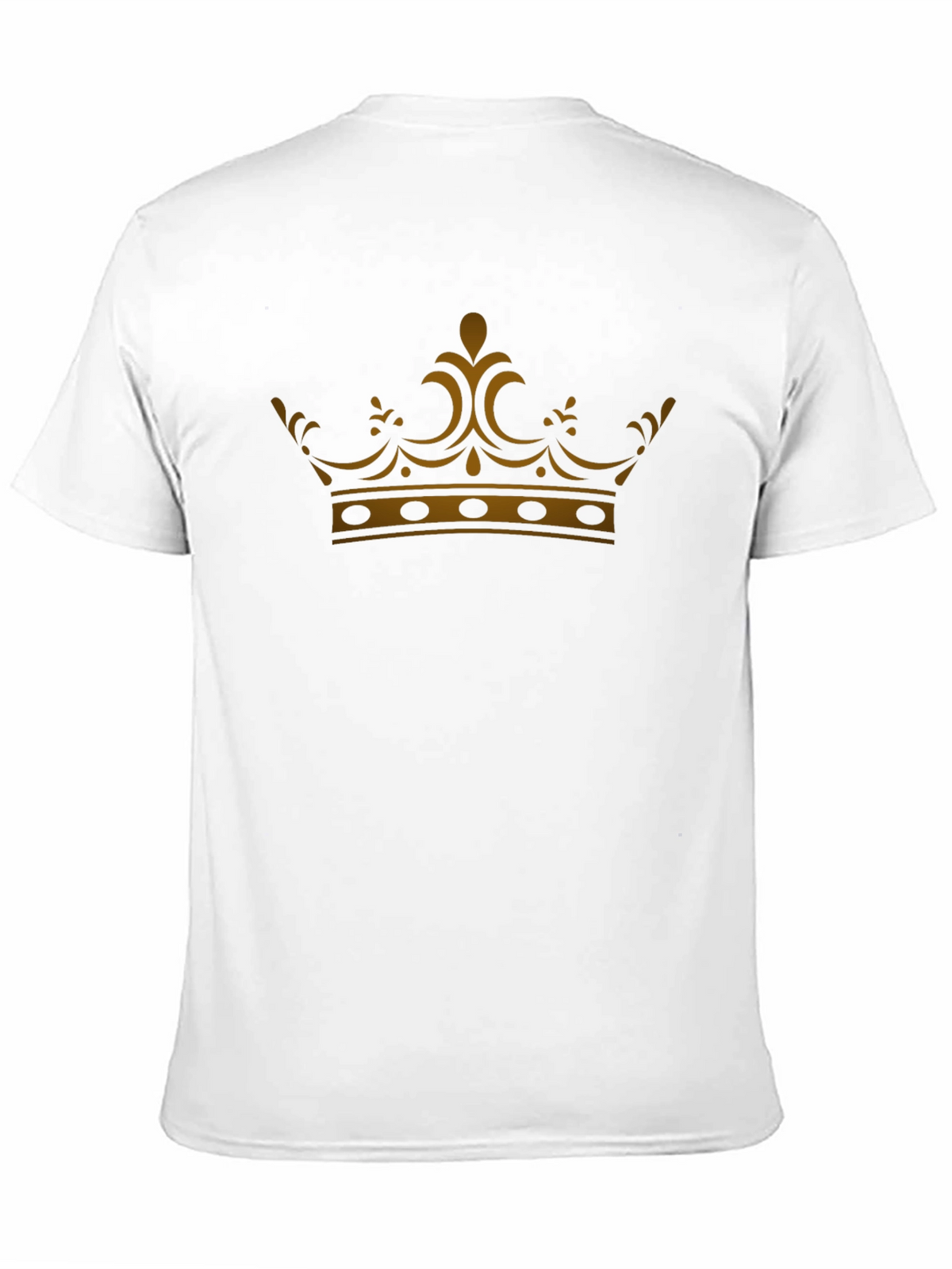 Gold Crown Graphic Black T-Shirt