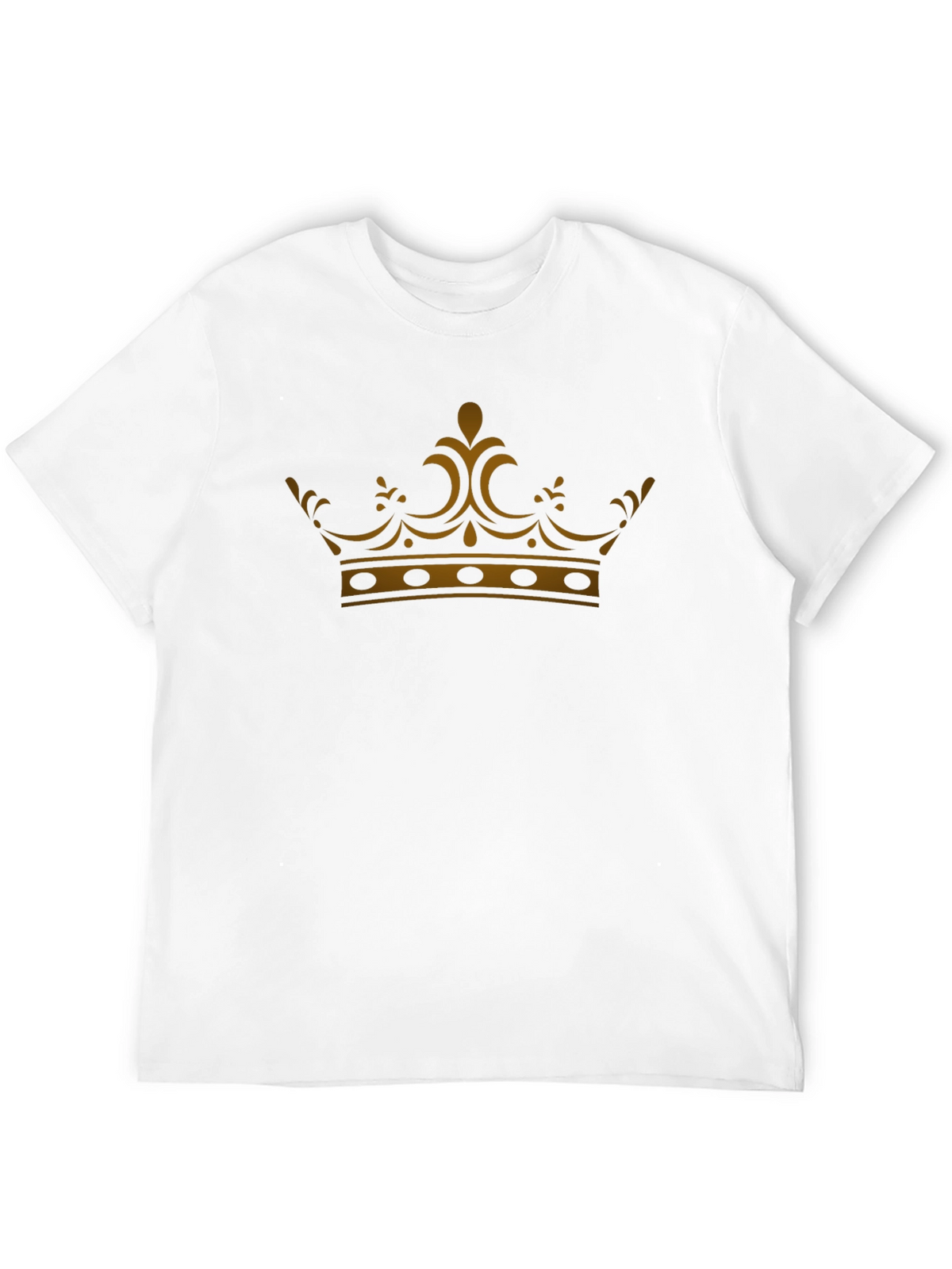 Gold Crown Graphic Black T-Shirt