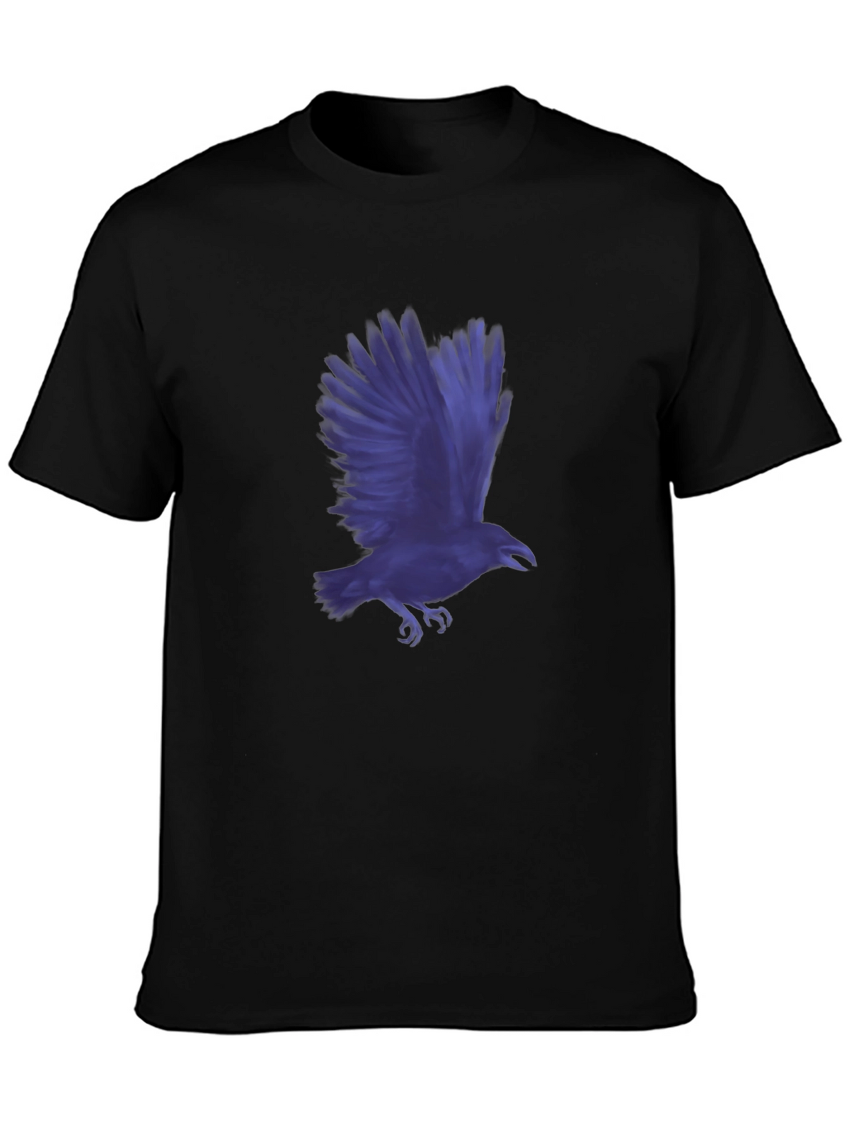 Raven Graphic Black T-Shirt
