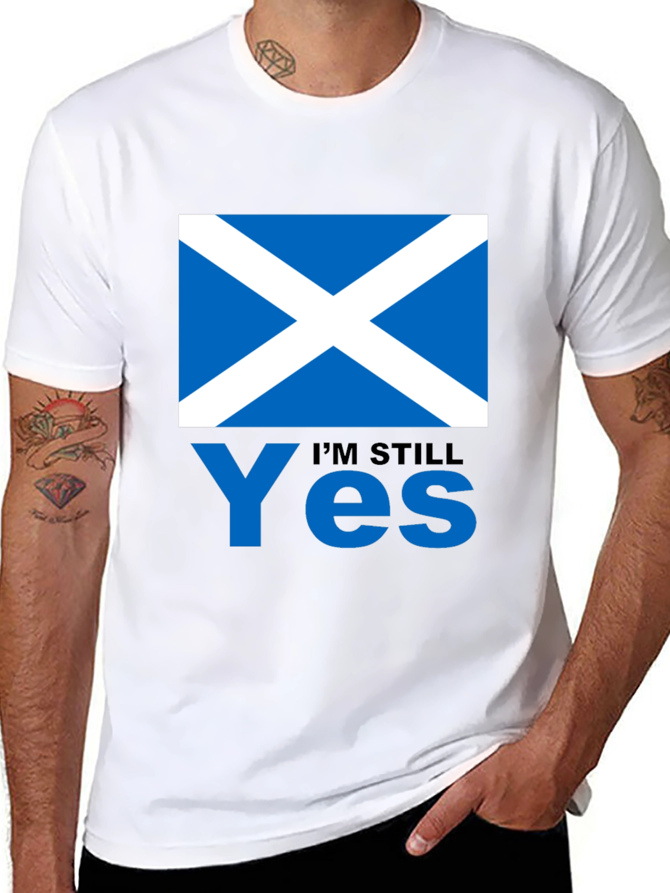Scotland Flag Im Still Yes T-Shirt