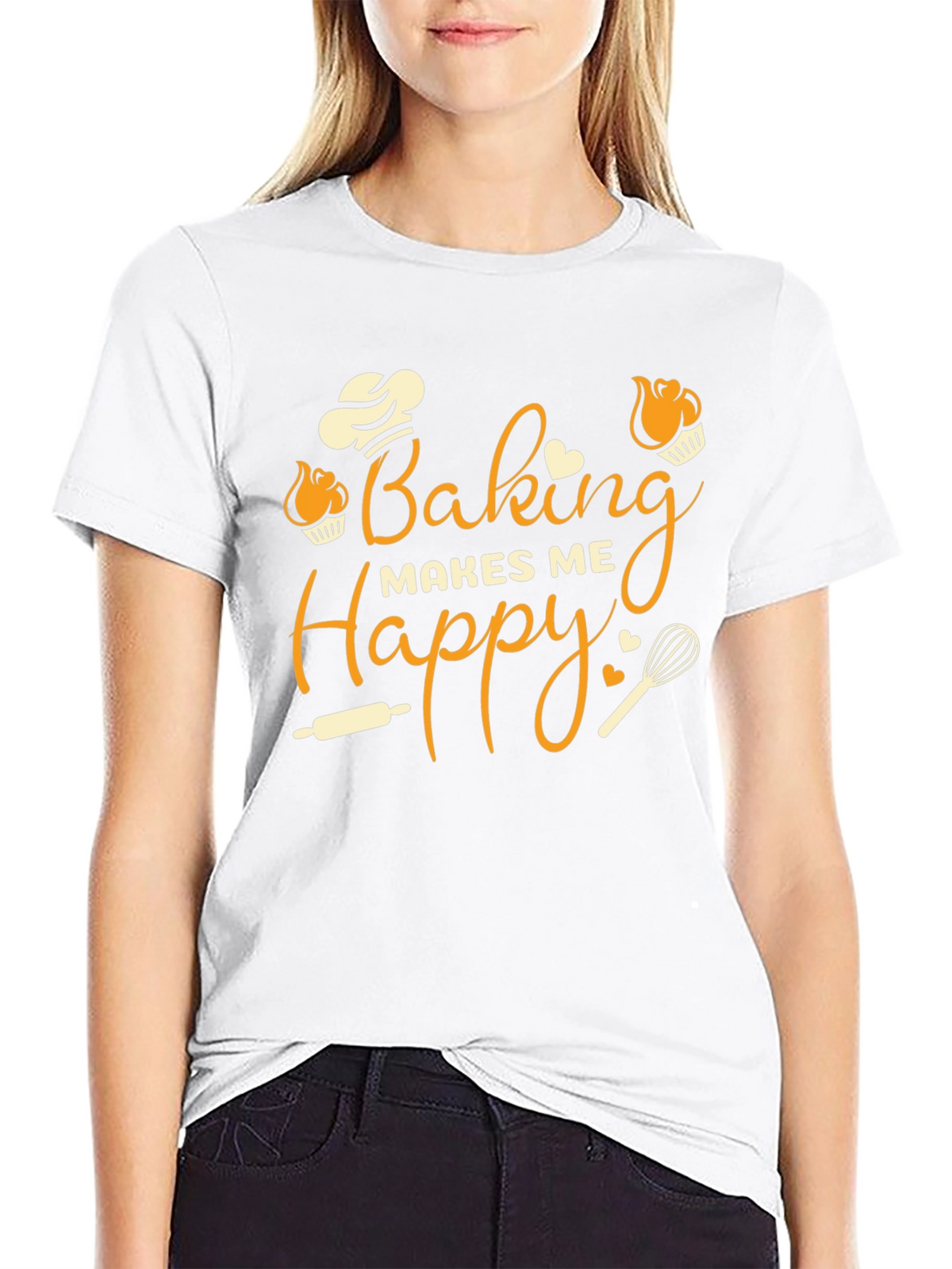 Baking Makes Me Happy T-Shirt
