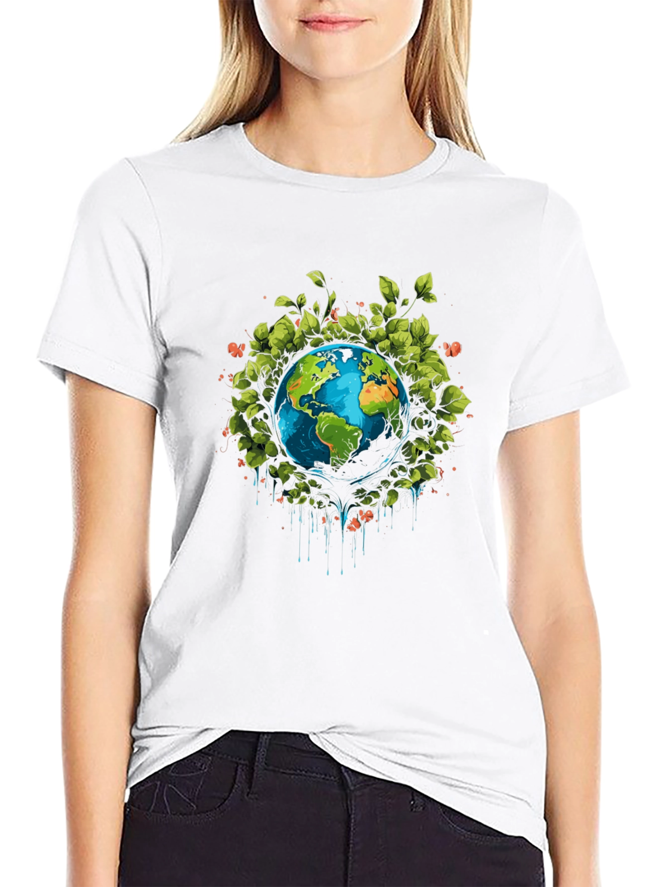 Earth Day Graphic Tee - Black