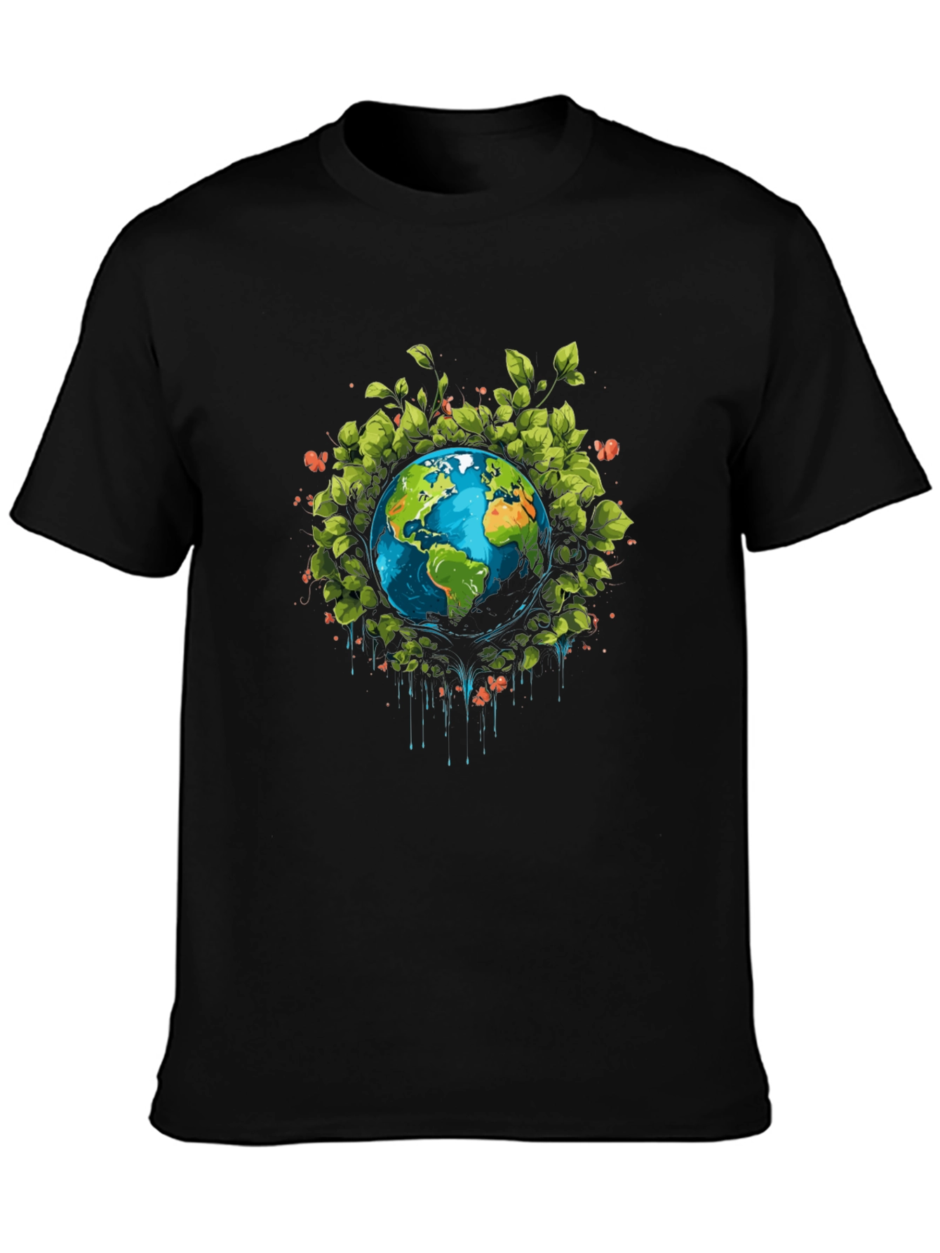 Earth Day Graphic Tee - Black