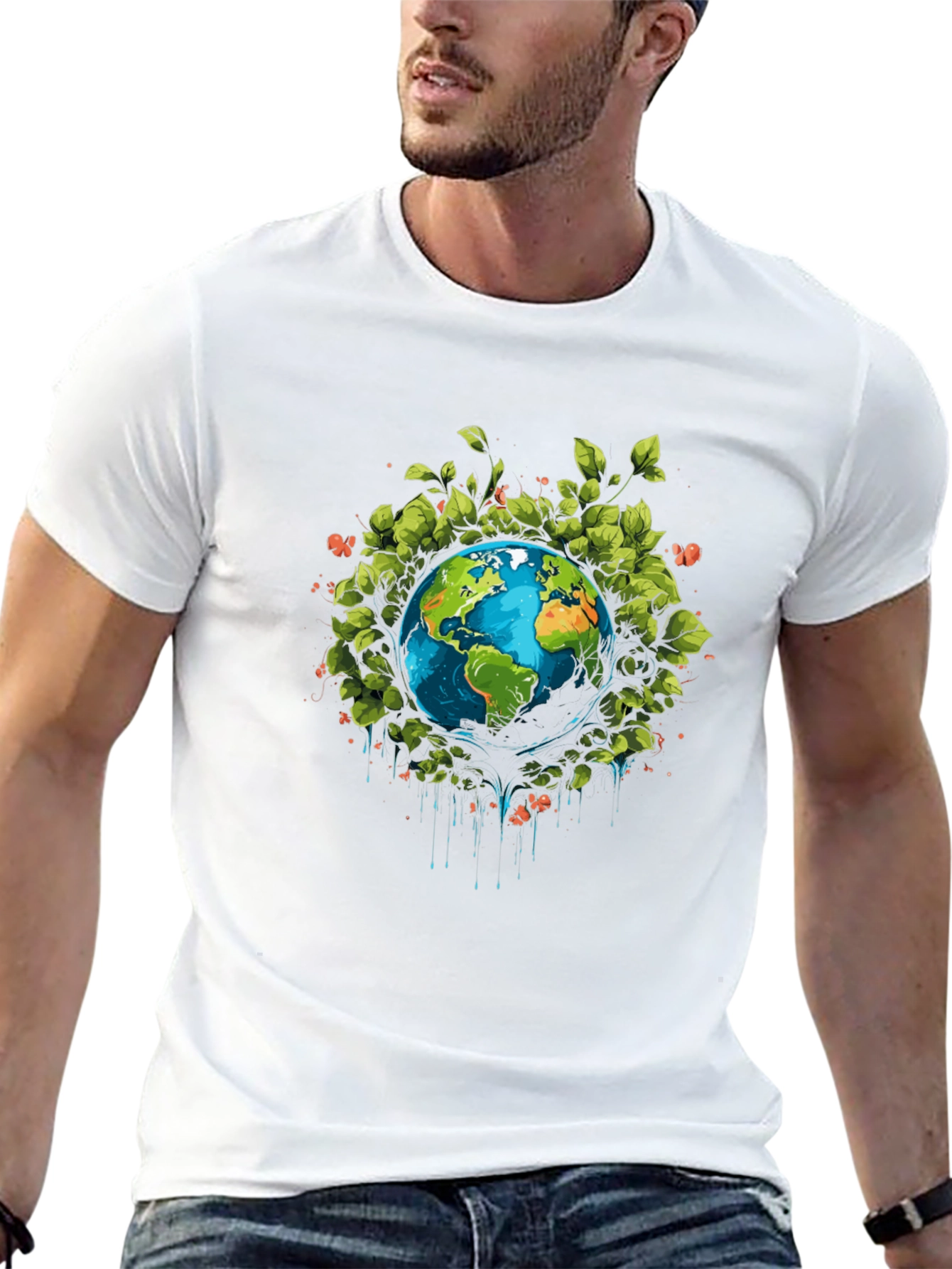 Earth Day Graphic Tee - Black