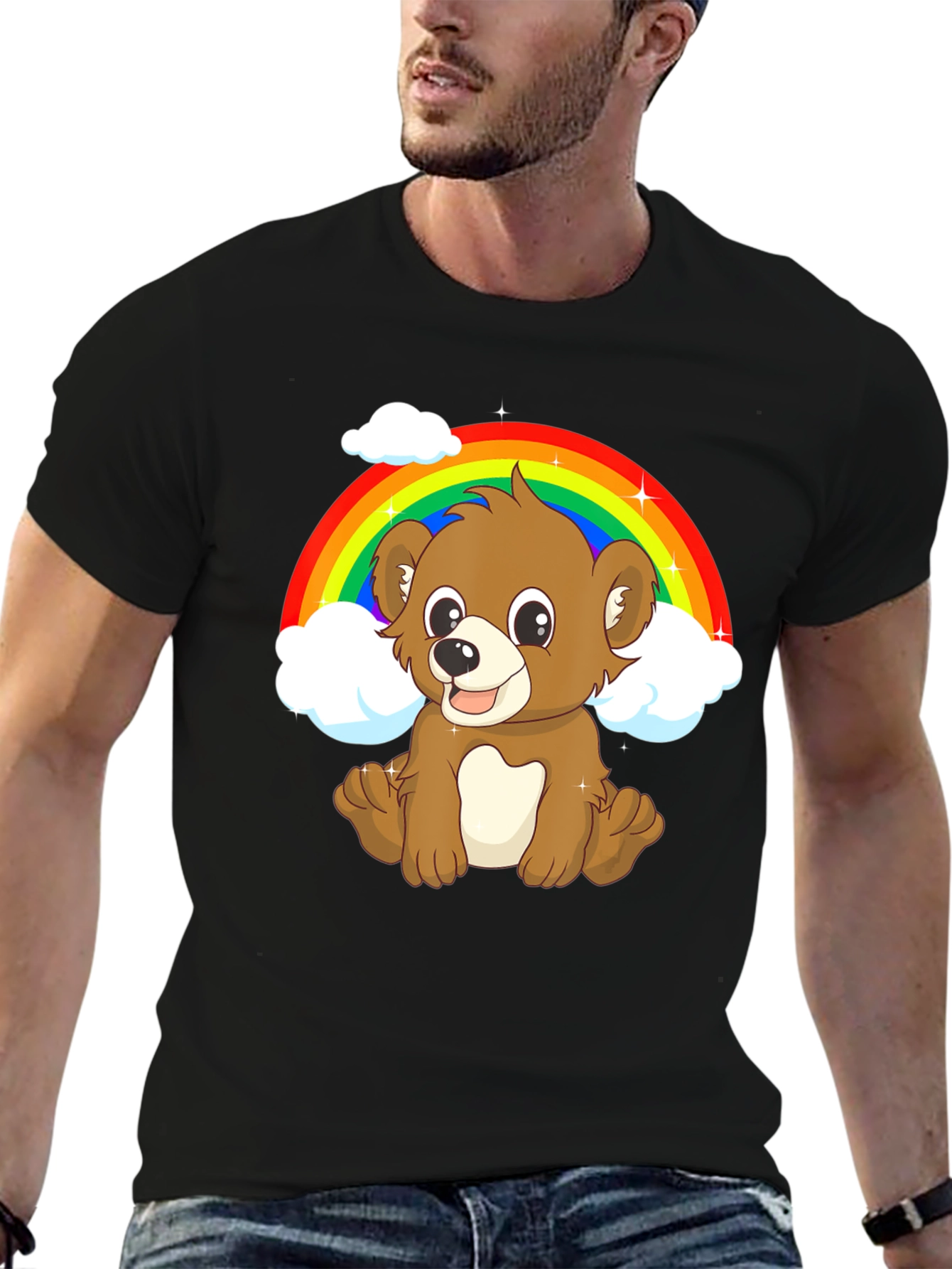 Rainbow Bear Graphic Tee