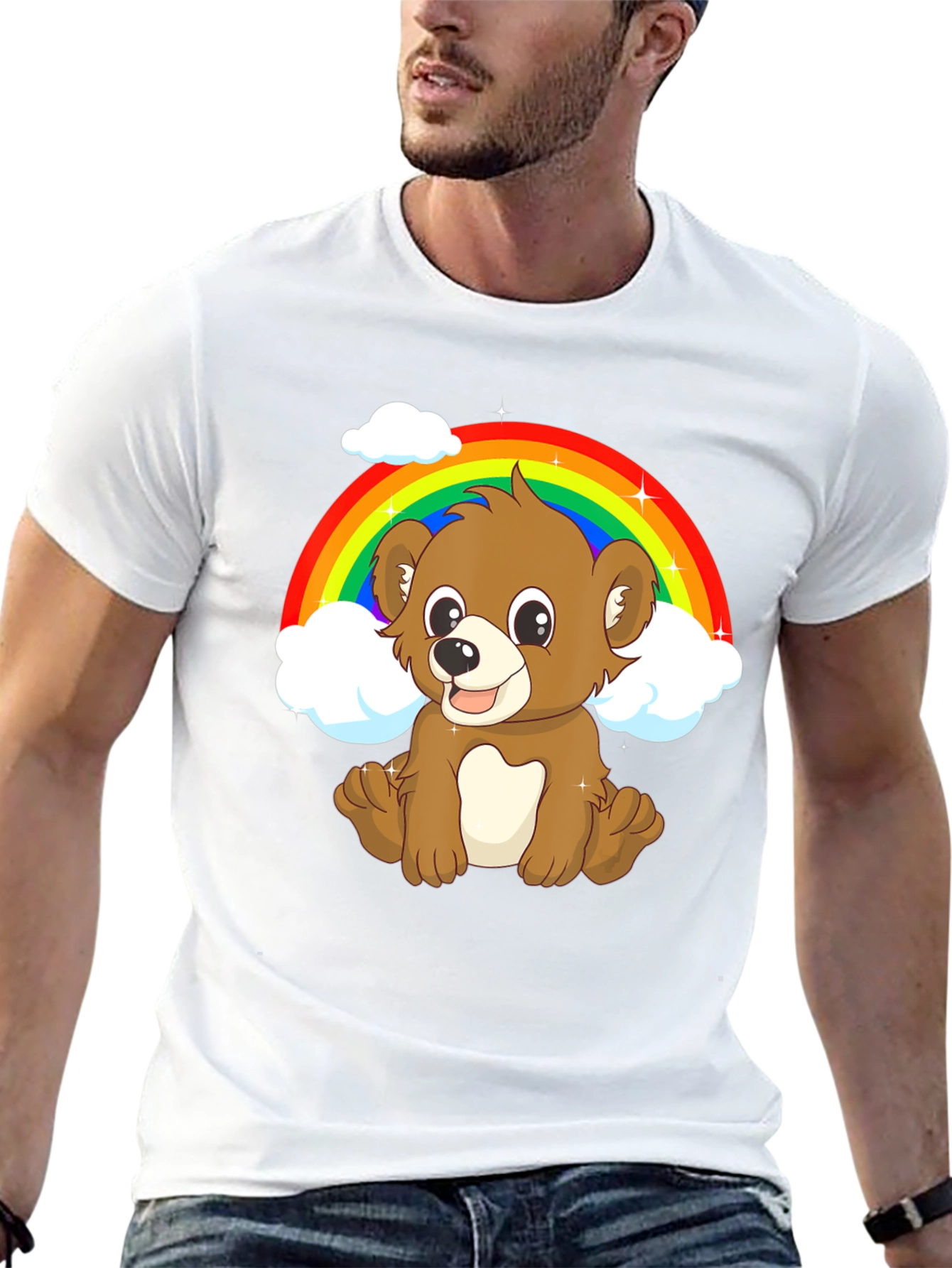 Rainbow Bear Graphic Tee