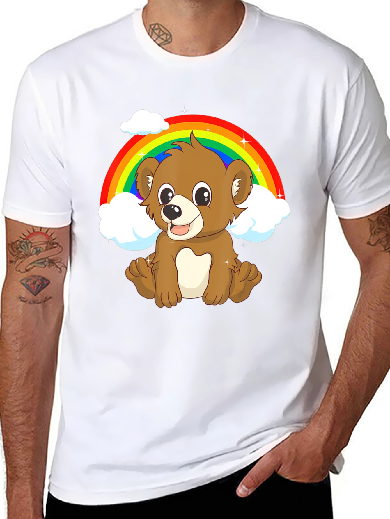 Rainbow Bear Graphic Tee