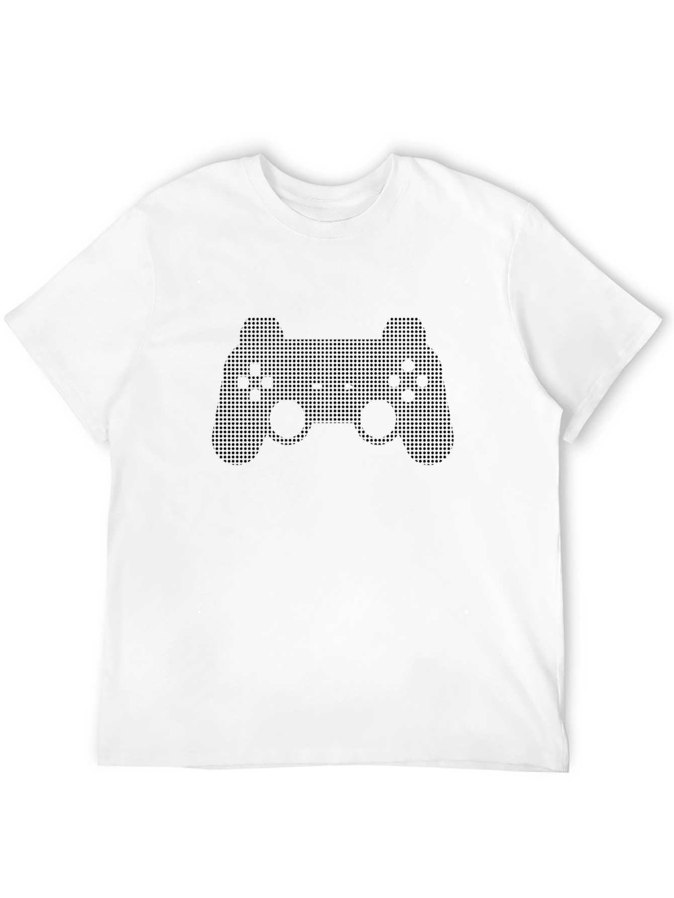 Pixelated Game Controller Graphic T-Shirt