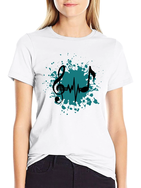 Music Heartbeat T-Shirt - Stylish Graphic Tee
