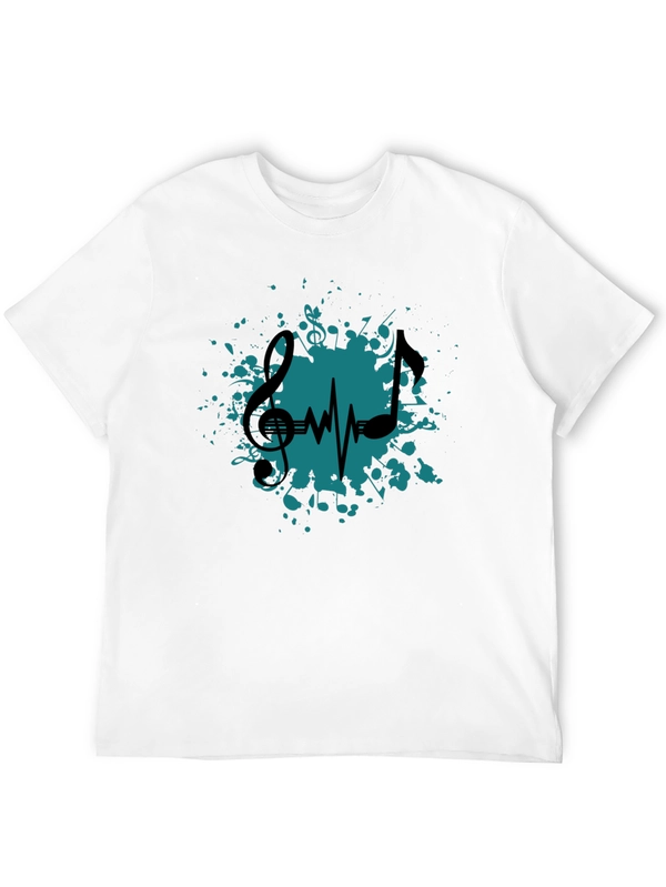 Music Heartbeat T-Shirt - Stylish Graphic Tee