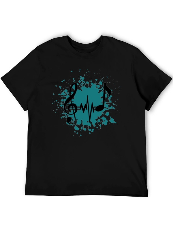 Music Heartbeat T-Shirt - Stylish Graphic Tee