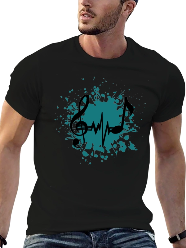 Music Heartbeat T-Shirt - Stylish Graphic Tee