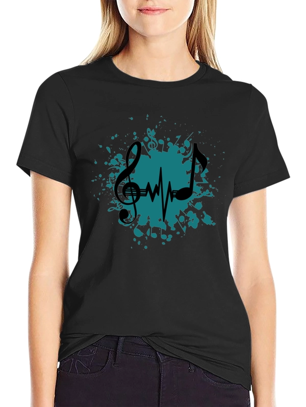 Music Heartbeat T-Shirt - Stylish Graphic Tee