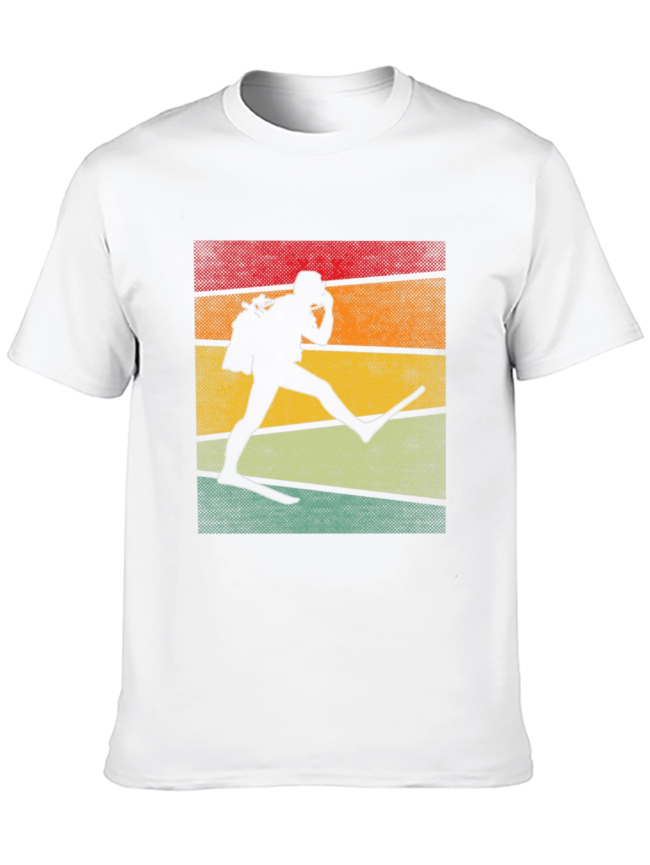 Retro Scuba Diver Graphic Tee - Black