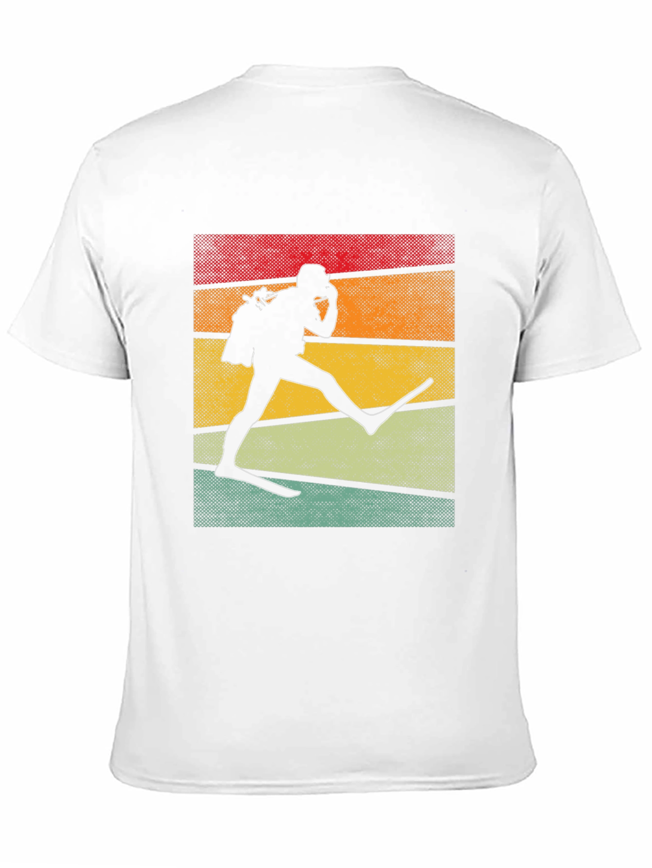 Retro Scuba Diver Graphic Tee - Black