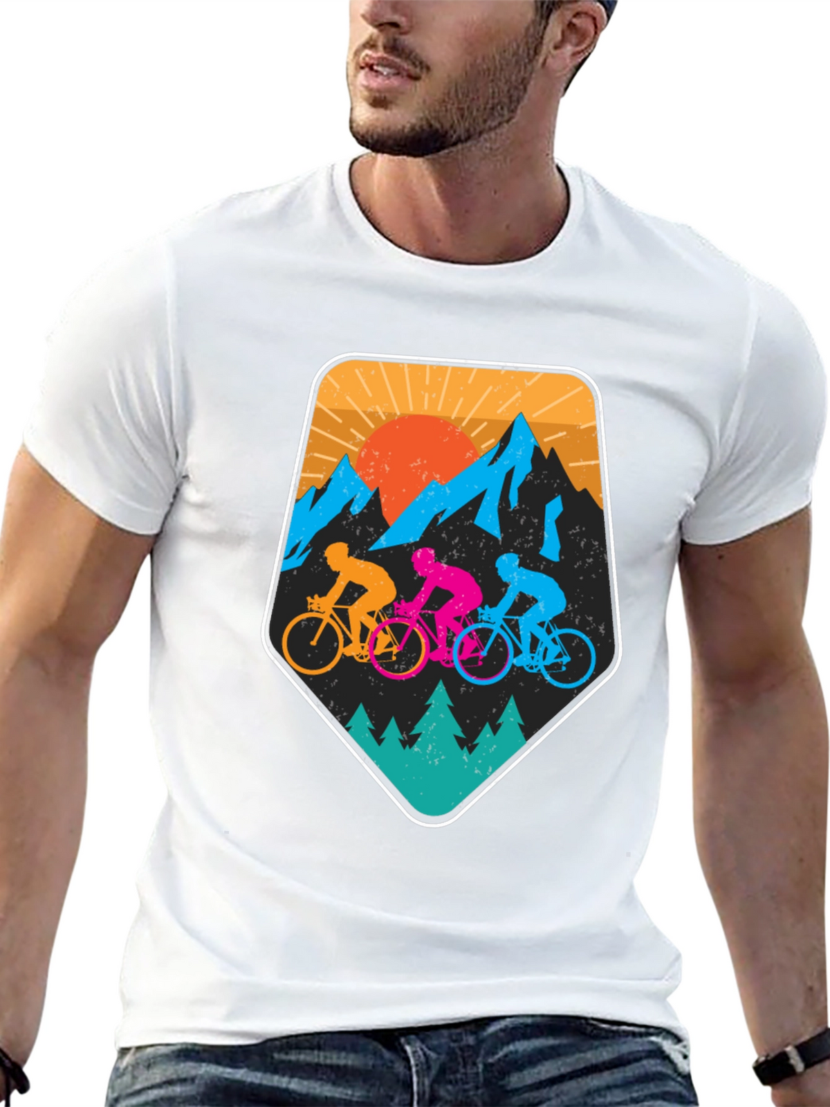 Mountain Biking T-Shirt - Outdoor Adventure Tee